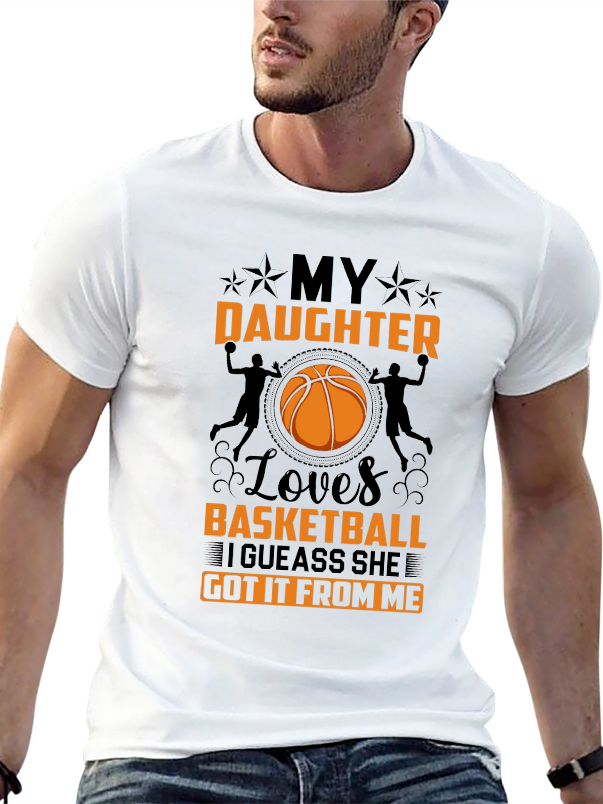 My Daughter Loves Basketball T-Shirt
