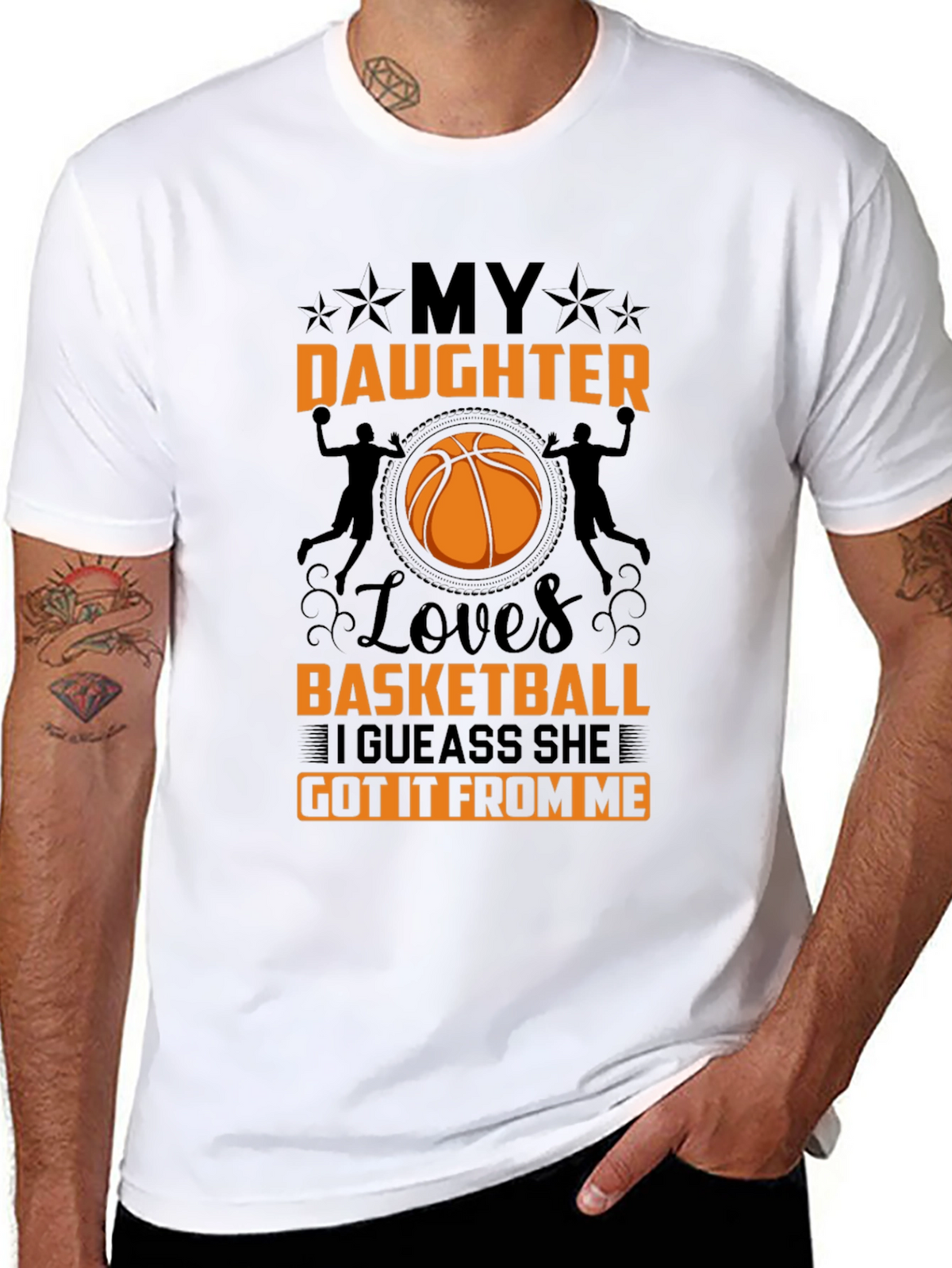My Daughter Loves Basketball T-Shirt