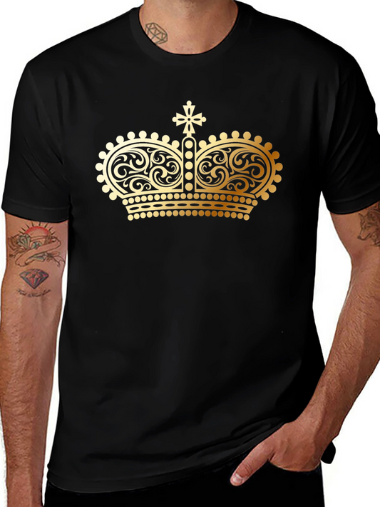 Royal Crown Black T-Shirt - Gildan