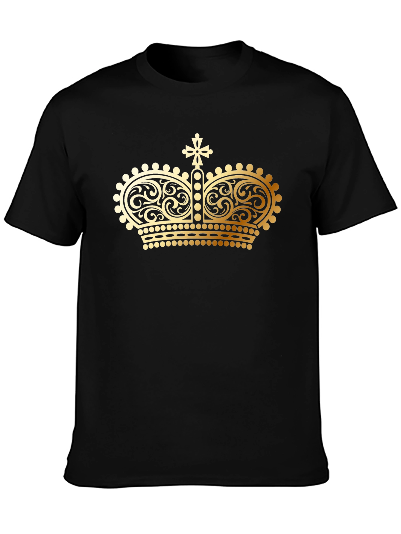 Royal Crown Black T-Shirt - Gildan