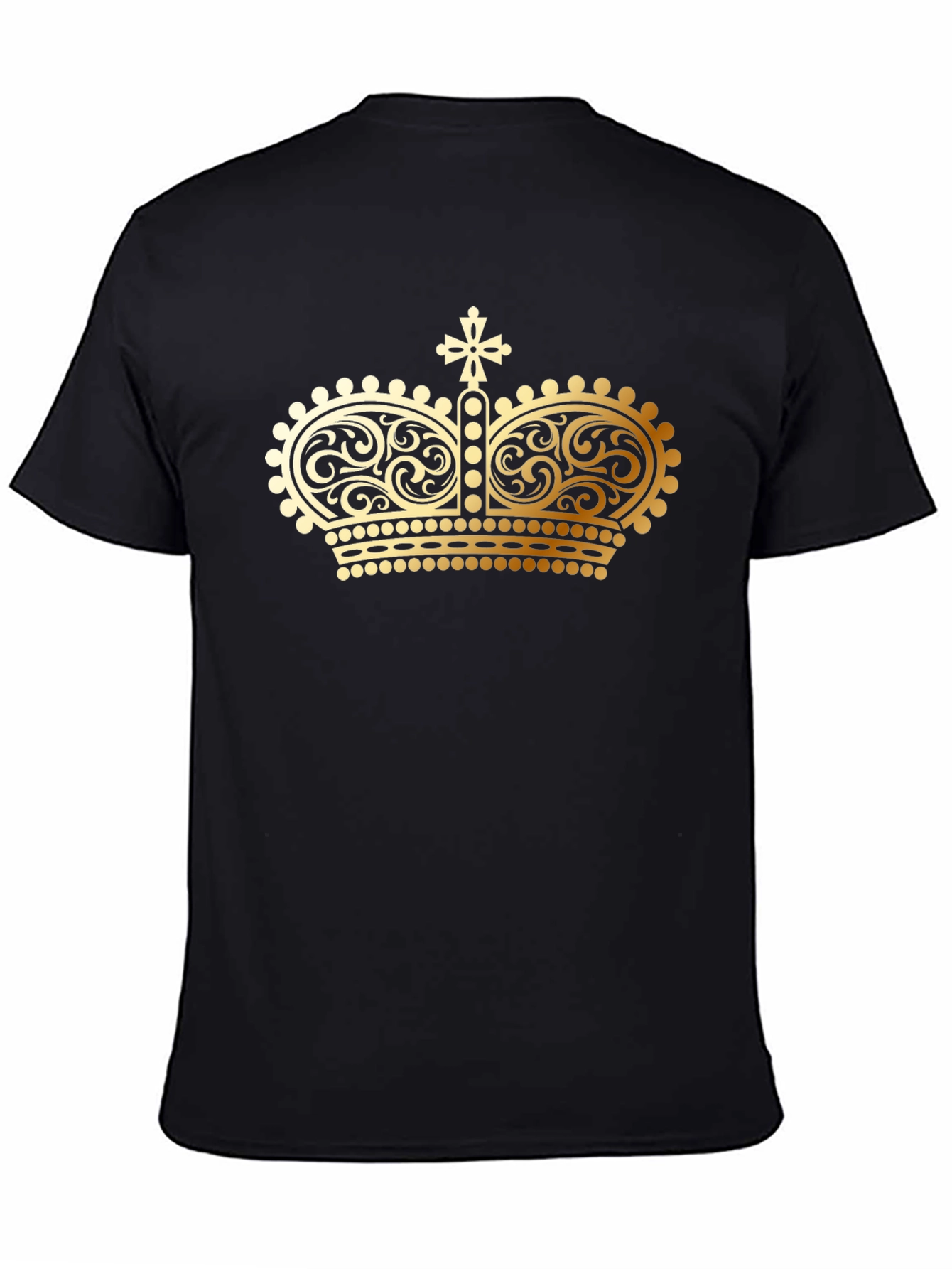 Royal Crown Black T-Shirt - Gildan