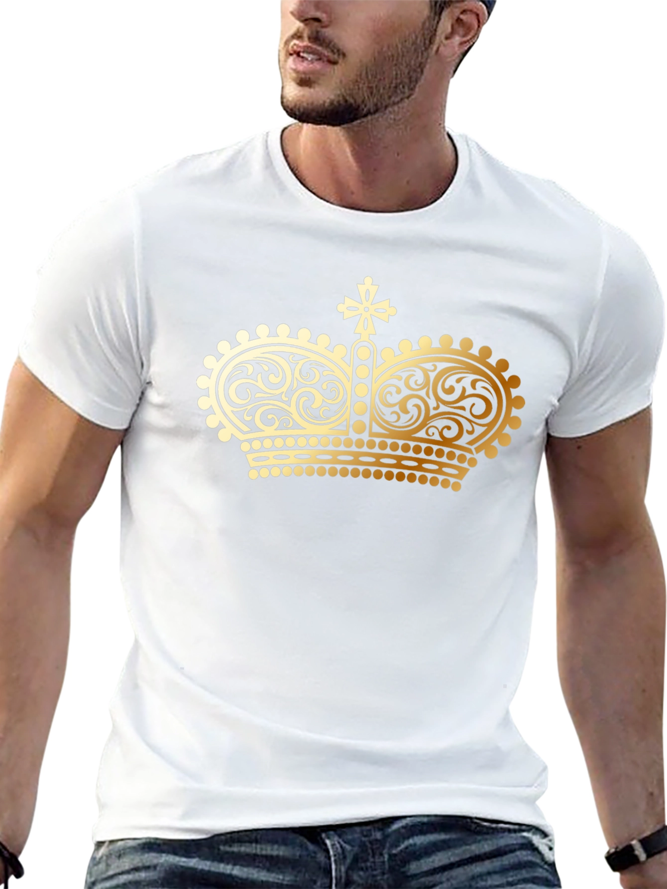 Royal Crown Black T-Shirt - Gildan