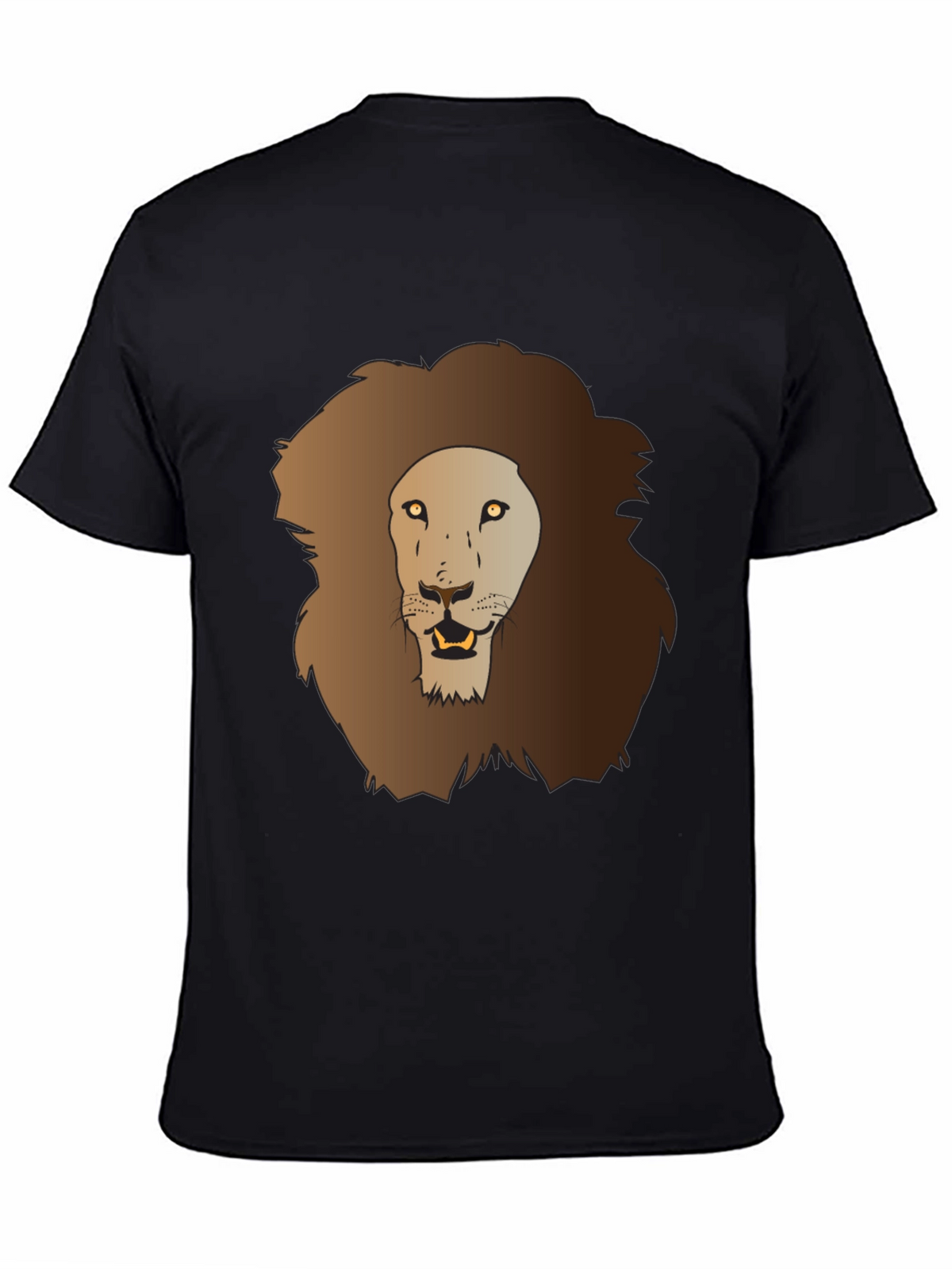 Lion Graphic Tee - Mens Black T-Shirt