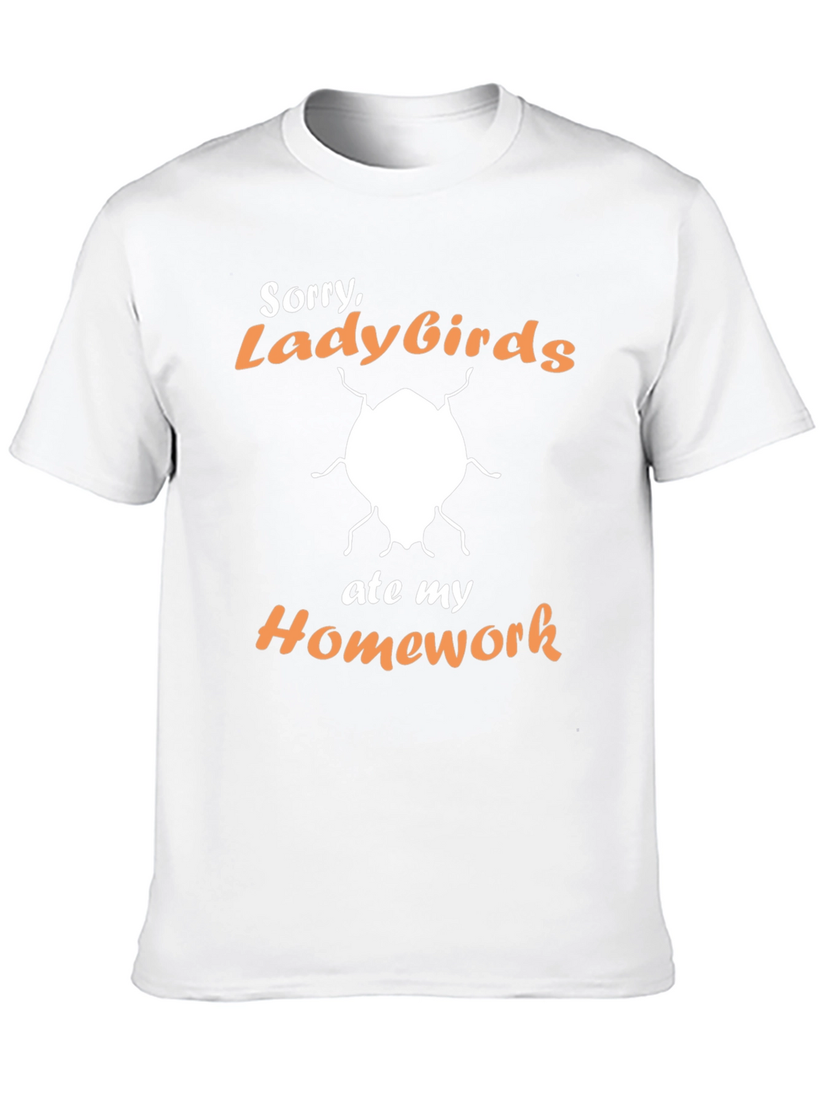 Funny Ladybirds Ate My Homework Graphic T-Shirt