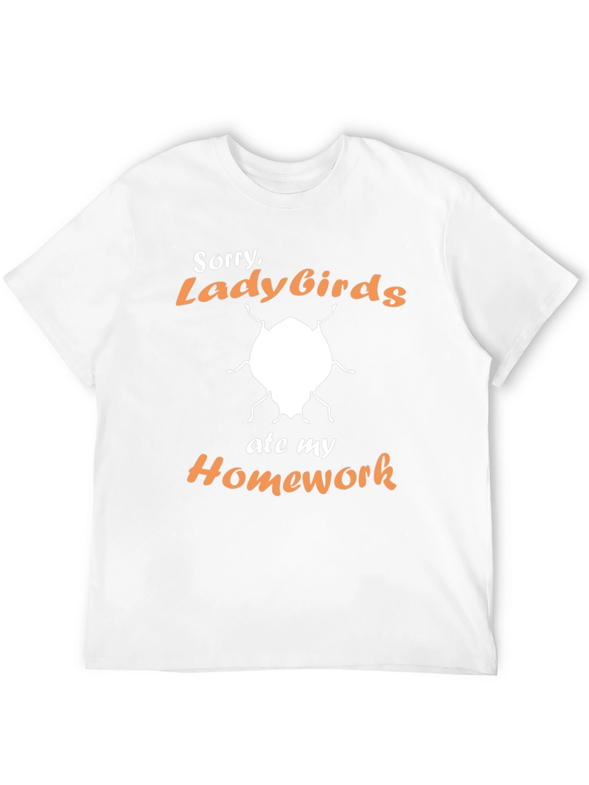 Funny Ladybirds Ate My Homework Graphic T-Shirt