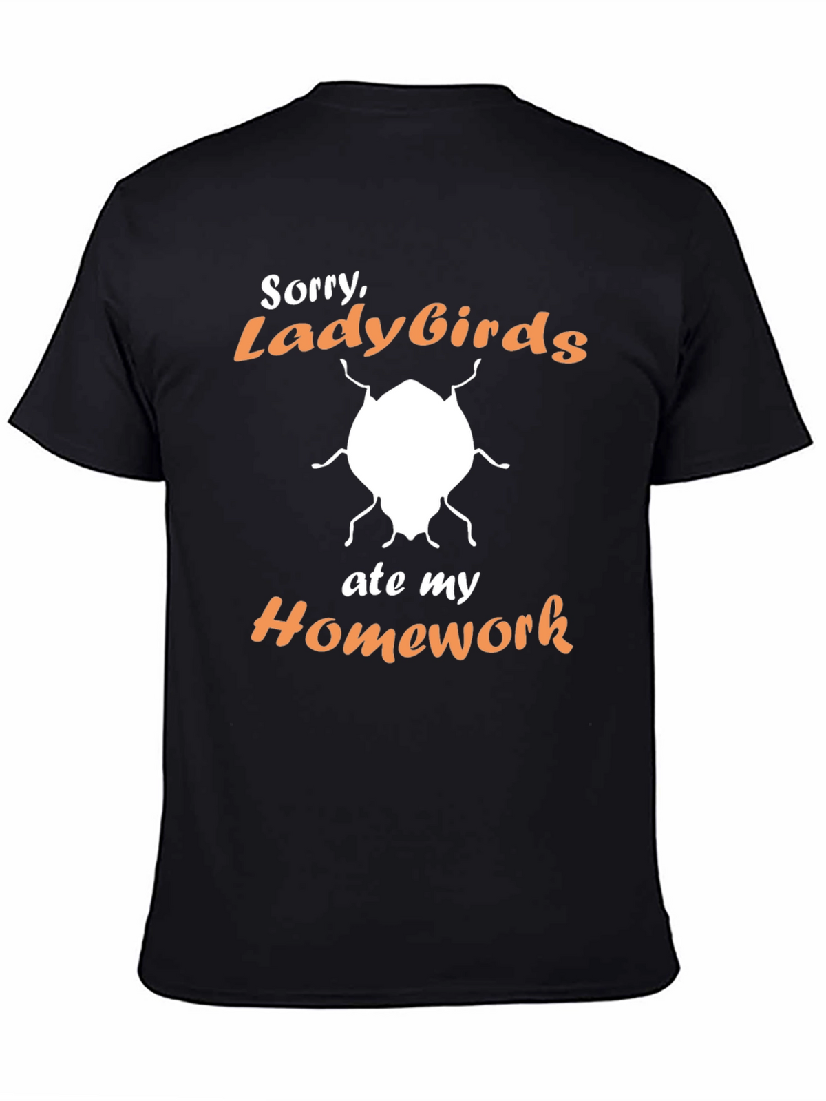Funny Ladybirds Ate My Homework Graphic T-Shirt