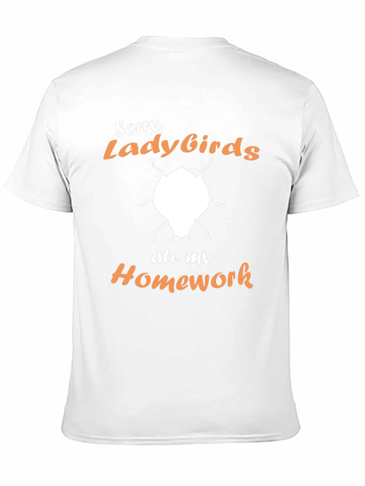 Funny Ladybirds Ate My Homework Graphic T-Shirt