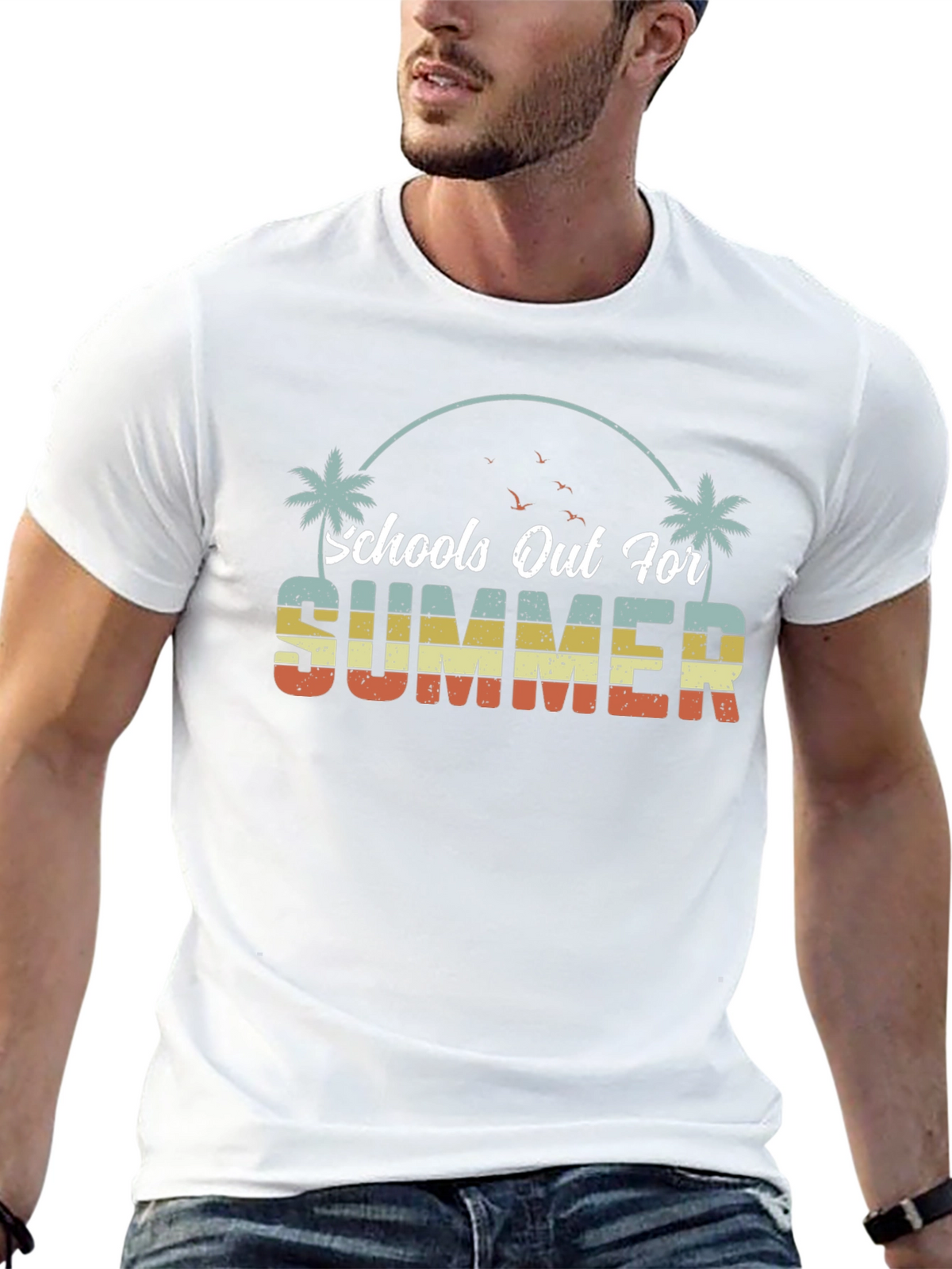 Schools Out For Summer Graphic T-Shirt