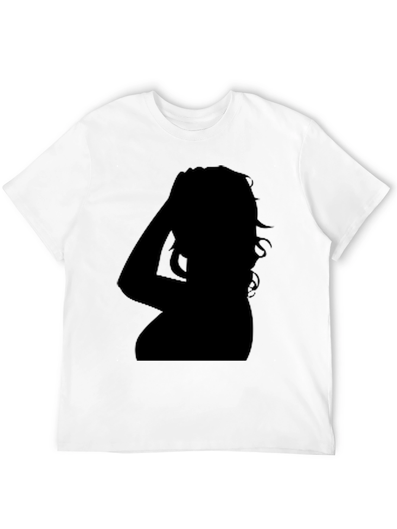 Silhouette Graphic Tee - Classic Black Cotton