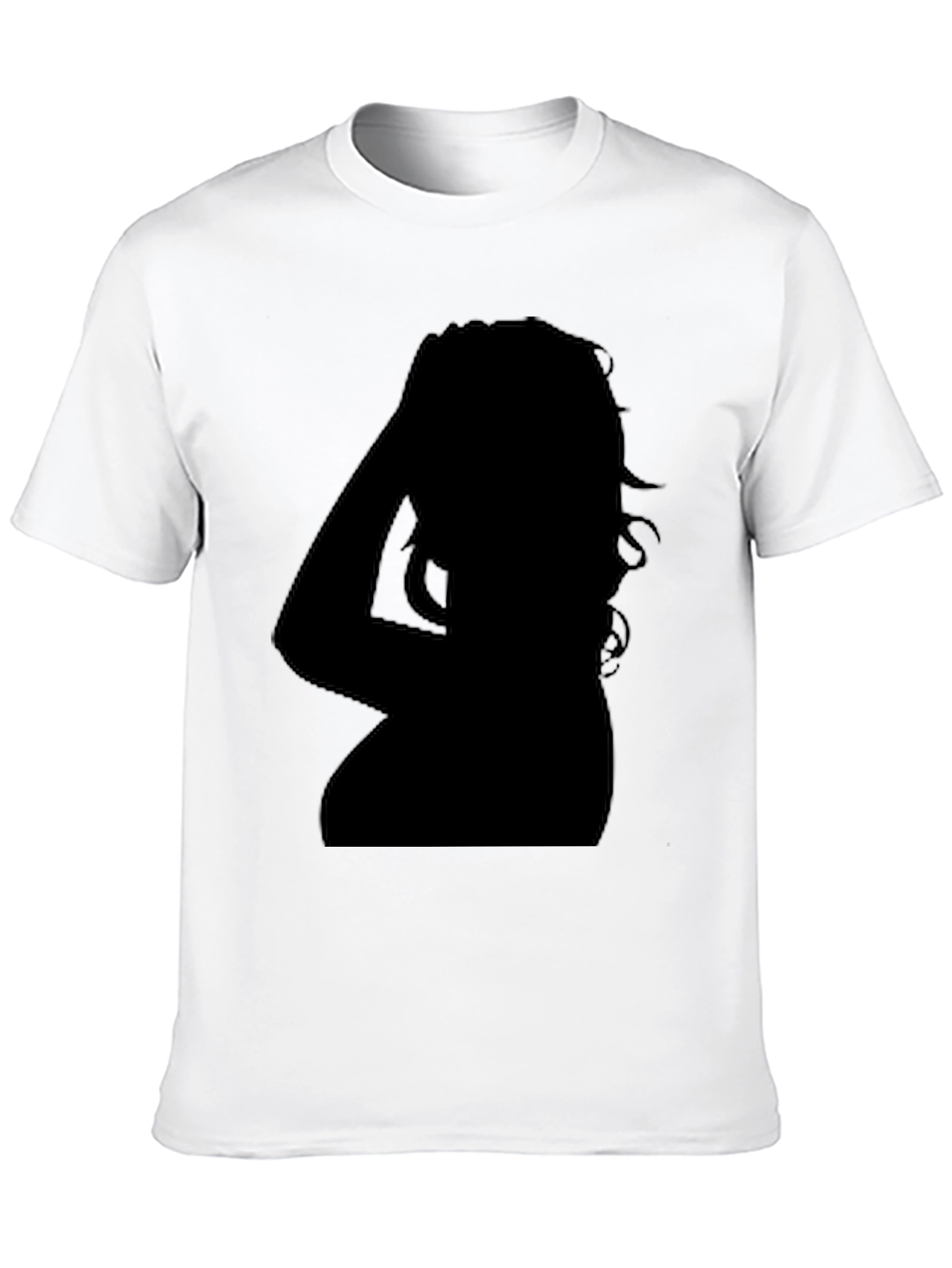 Silhouette Graphic Tee - Classic Black Cotton