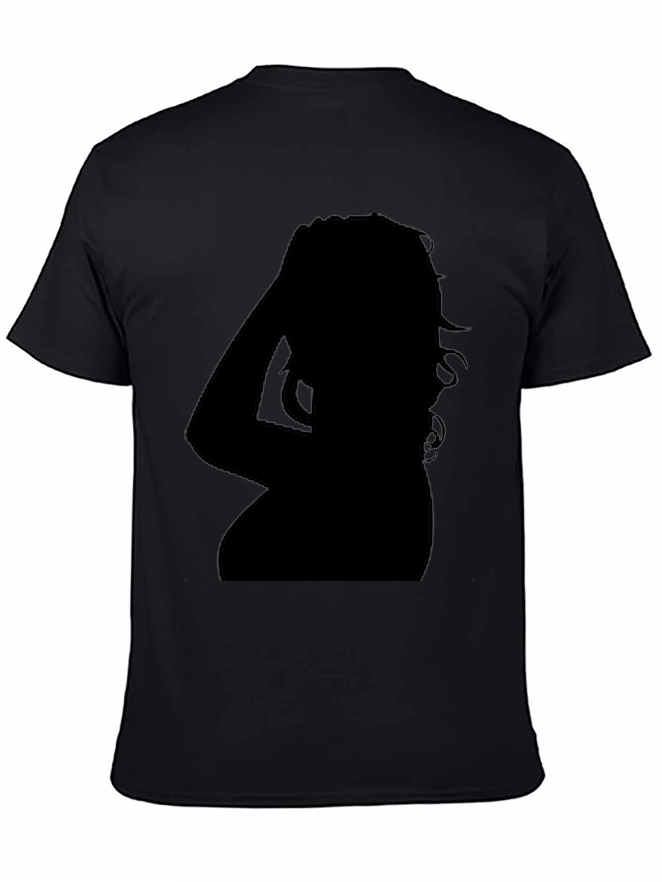 Silhouette Graphic Tee - Classic Black Cotton
