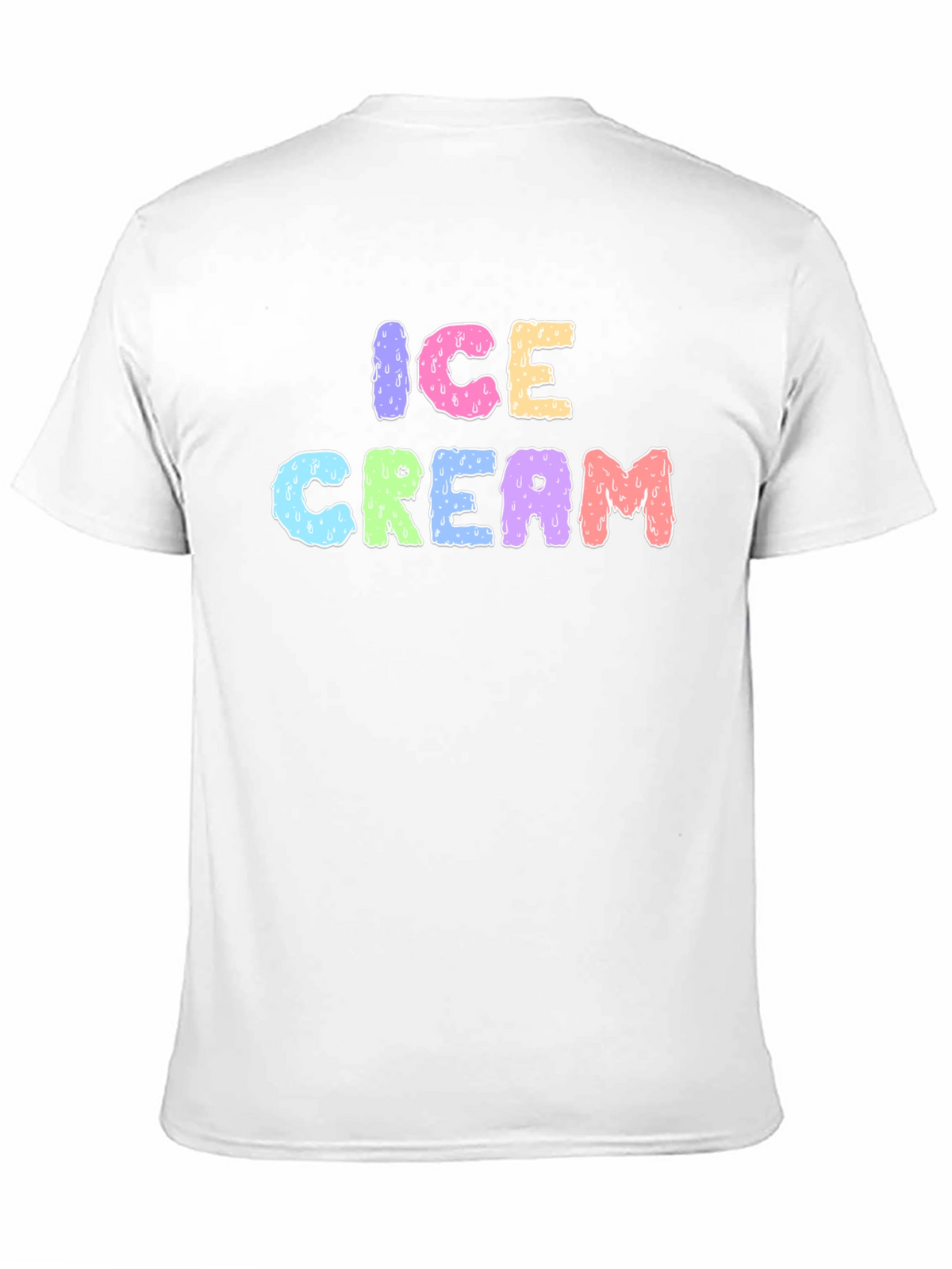 Ice Cream Graphic Black T-Shirt