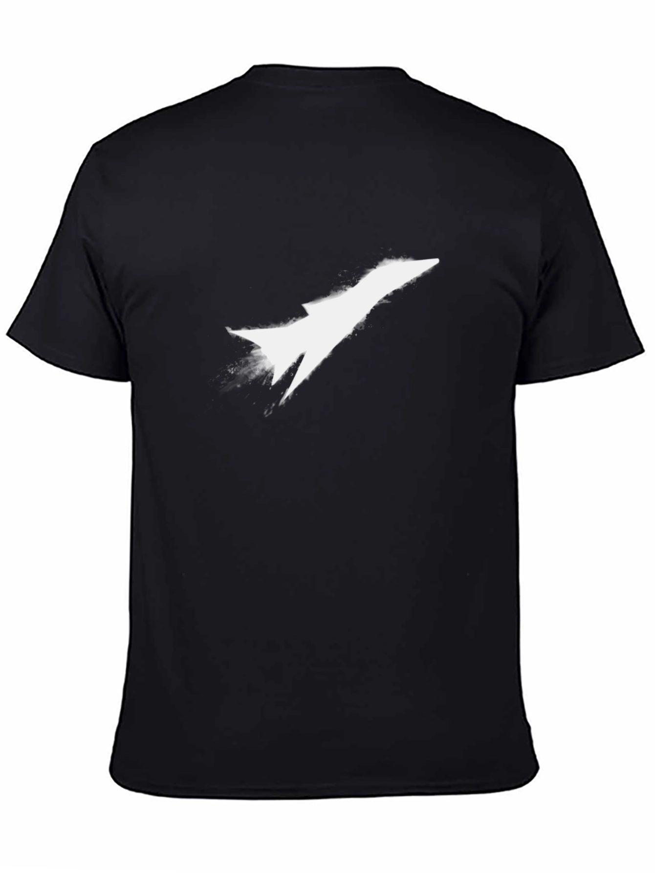Jet Stream Tee - Modern Black Graphic T-Shirt