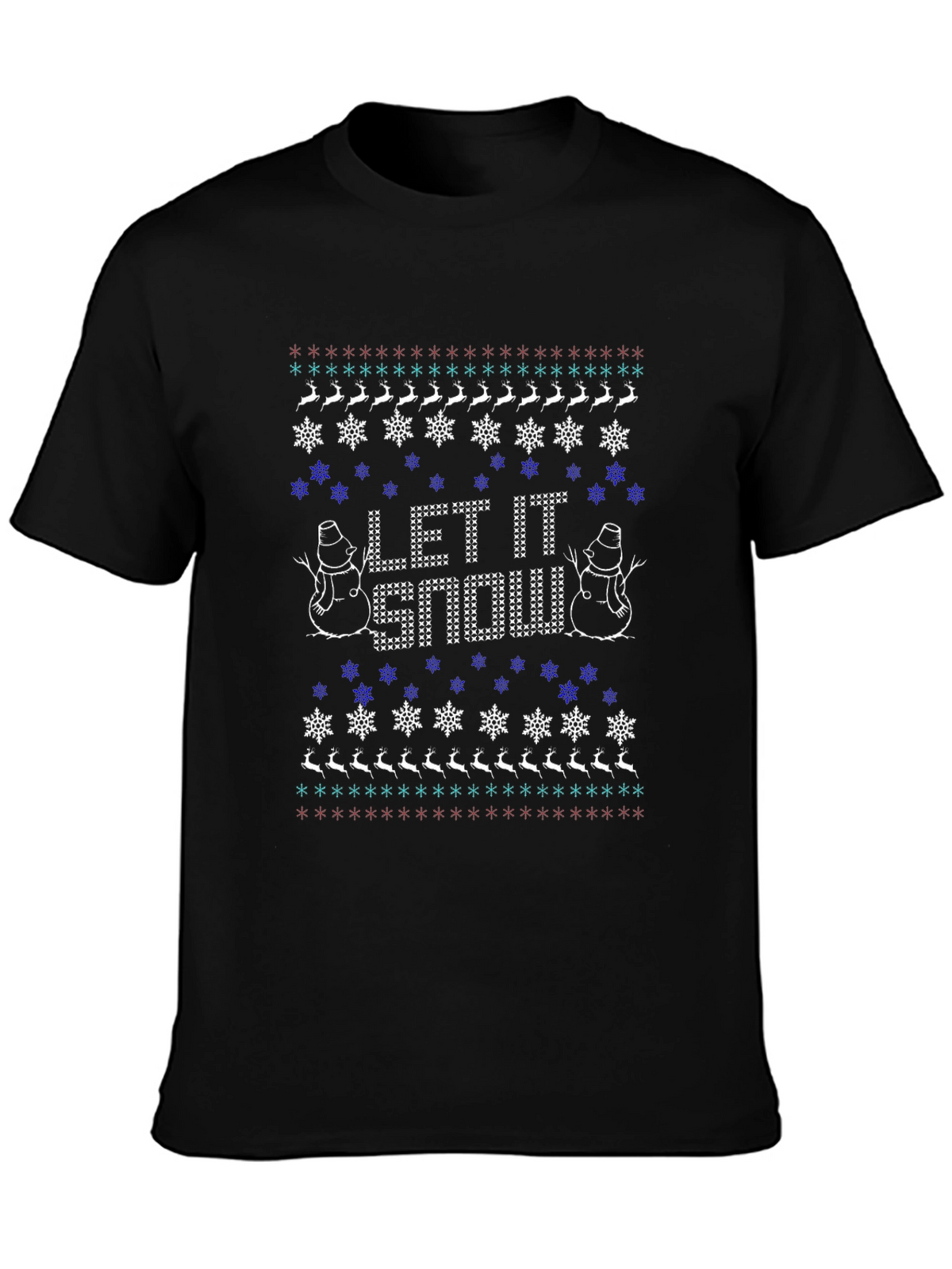 Let it Snow Ugly Christmas T-Shirt