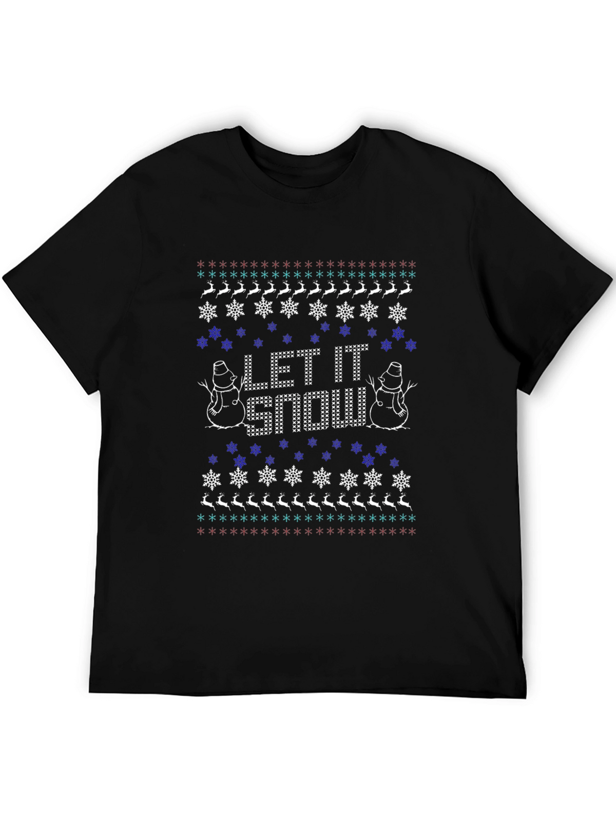 Let it Snow Ugly Christmas T-Shirt
