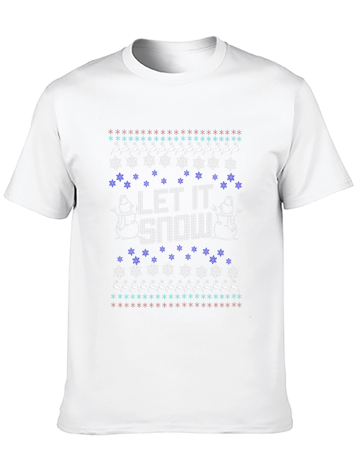 Let it Snow Ugly Christmas T-Shirt