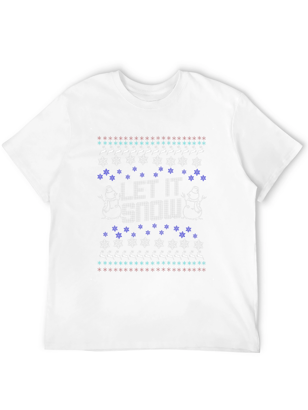 Let it Snow Ugly Christmas T-Shirt