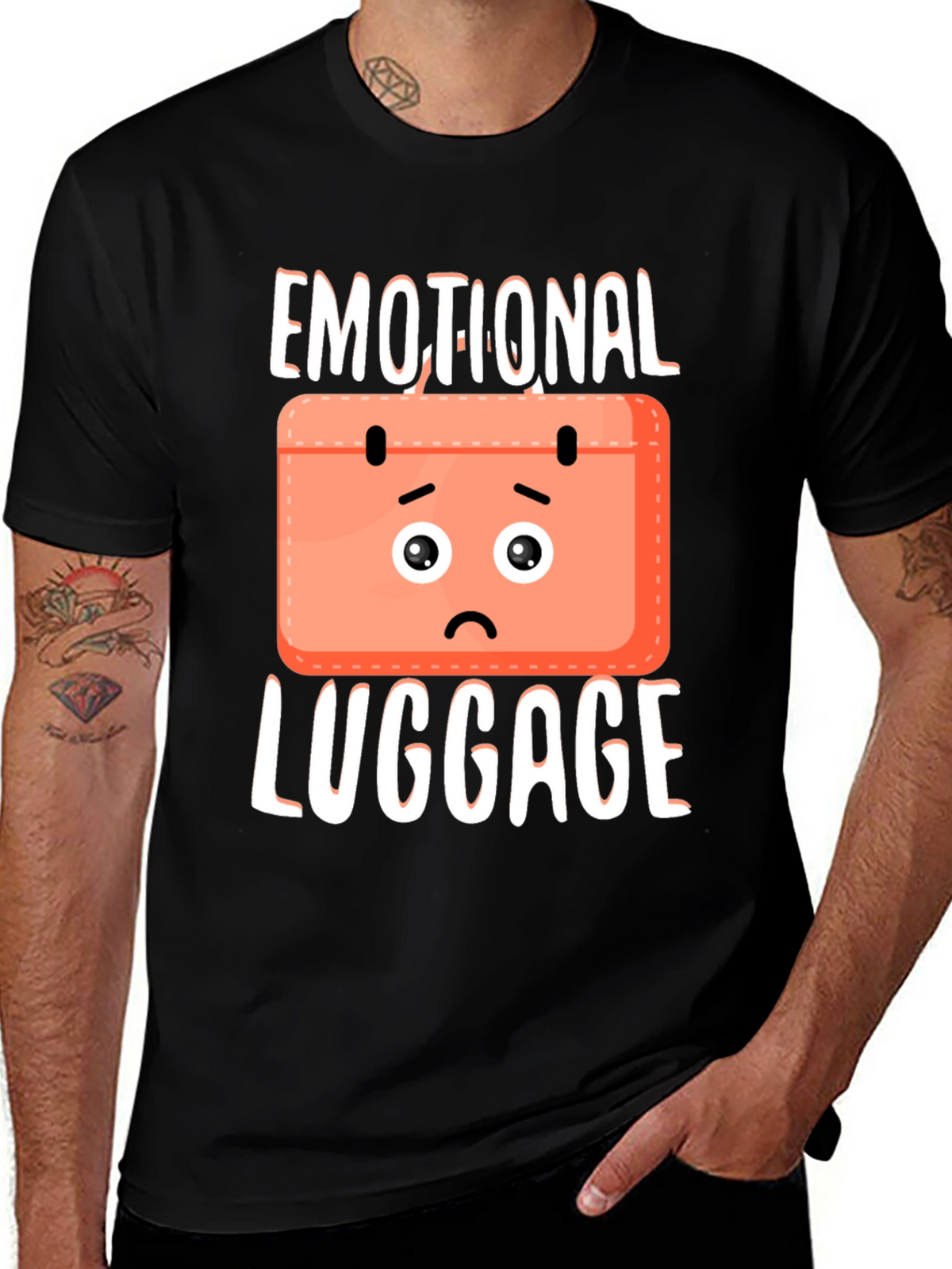 Emotional Baggage T-Shirt - Funny Novelty Tee
