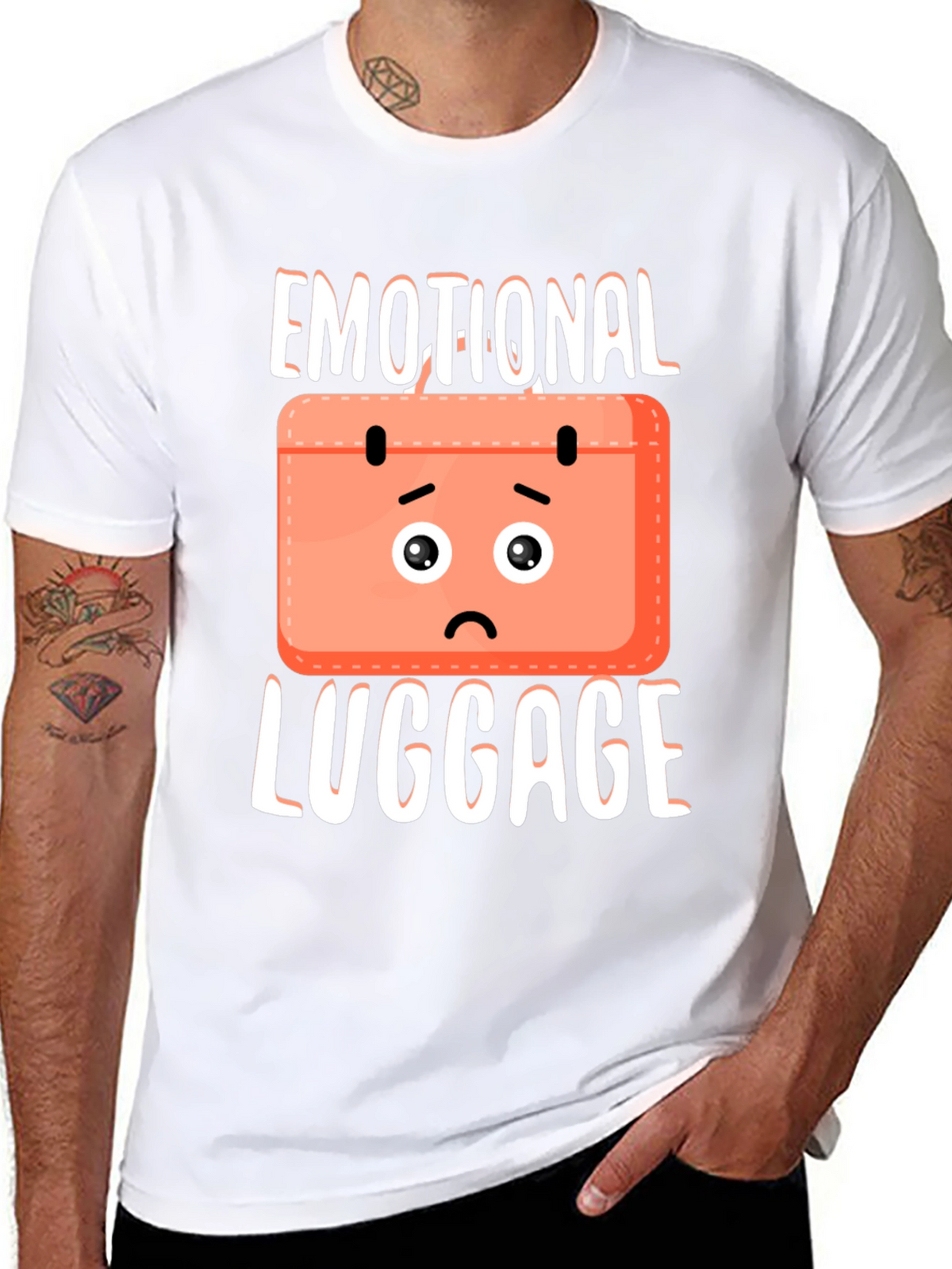 Emotional Baggage T-Shirt - Funny Novelty Tee