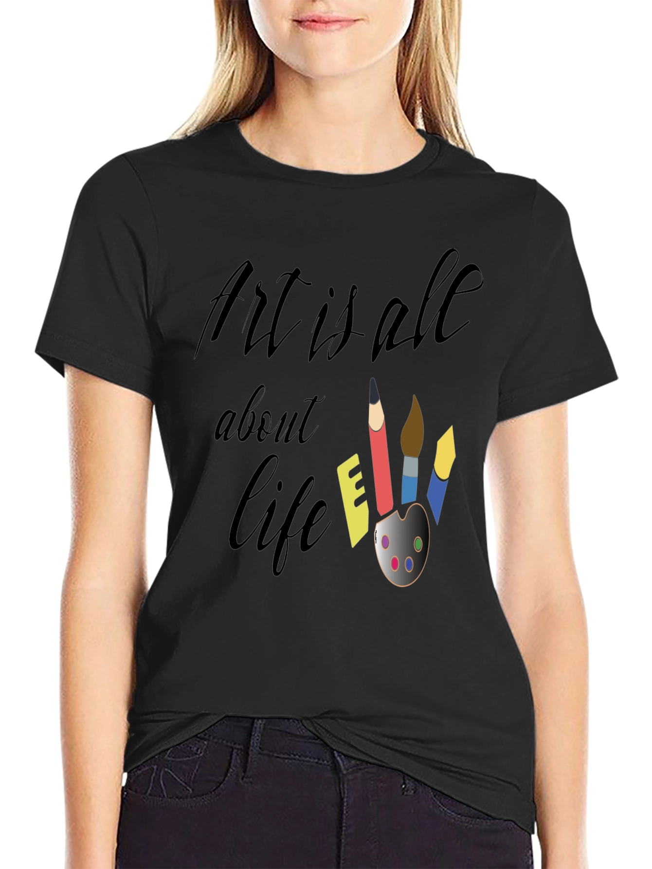 Art is Life Graphic T-Shirt - Artist Inspired Design