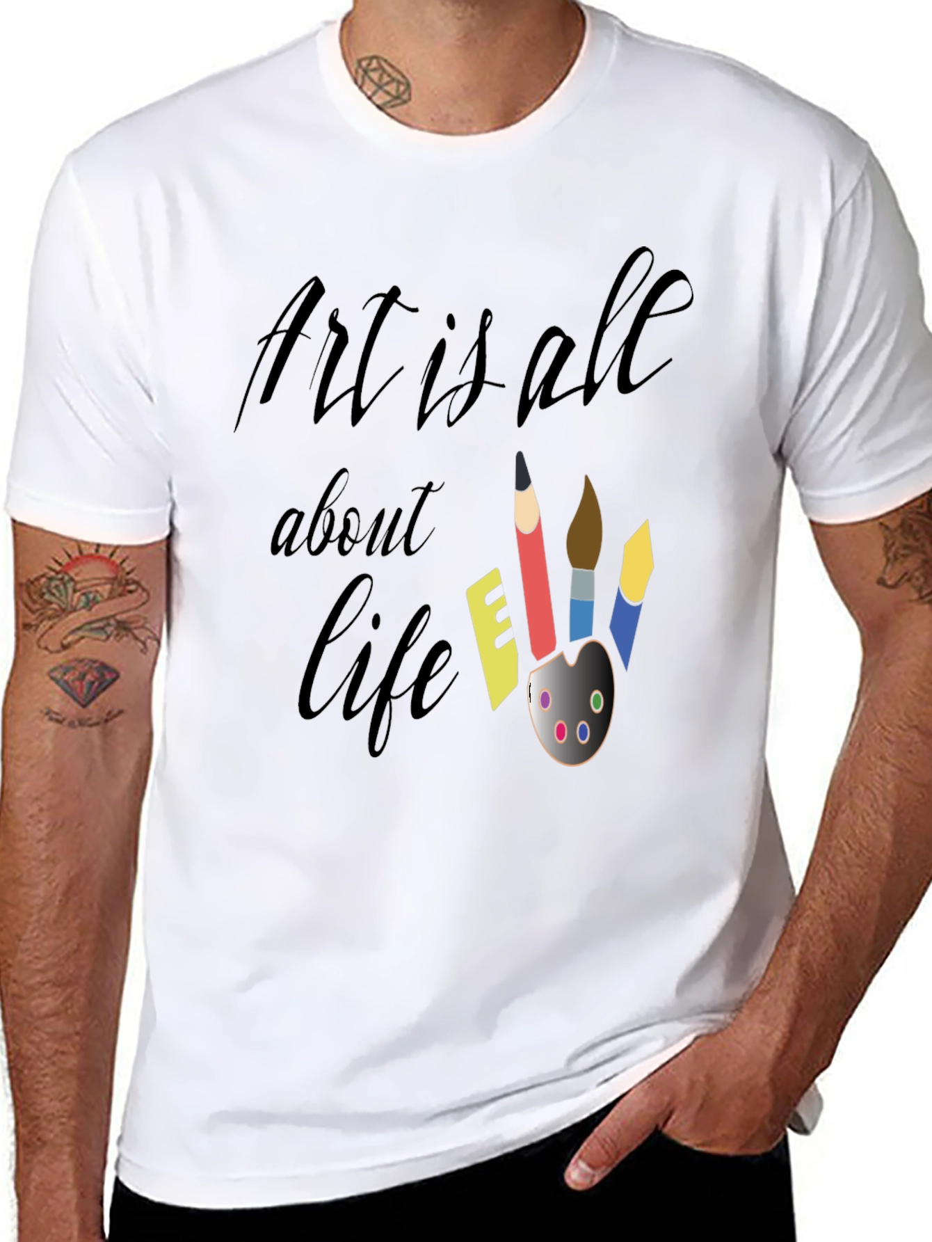 Art is Life Graphic T-Shirt - Artist Inspired Design