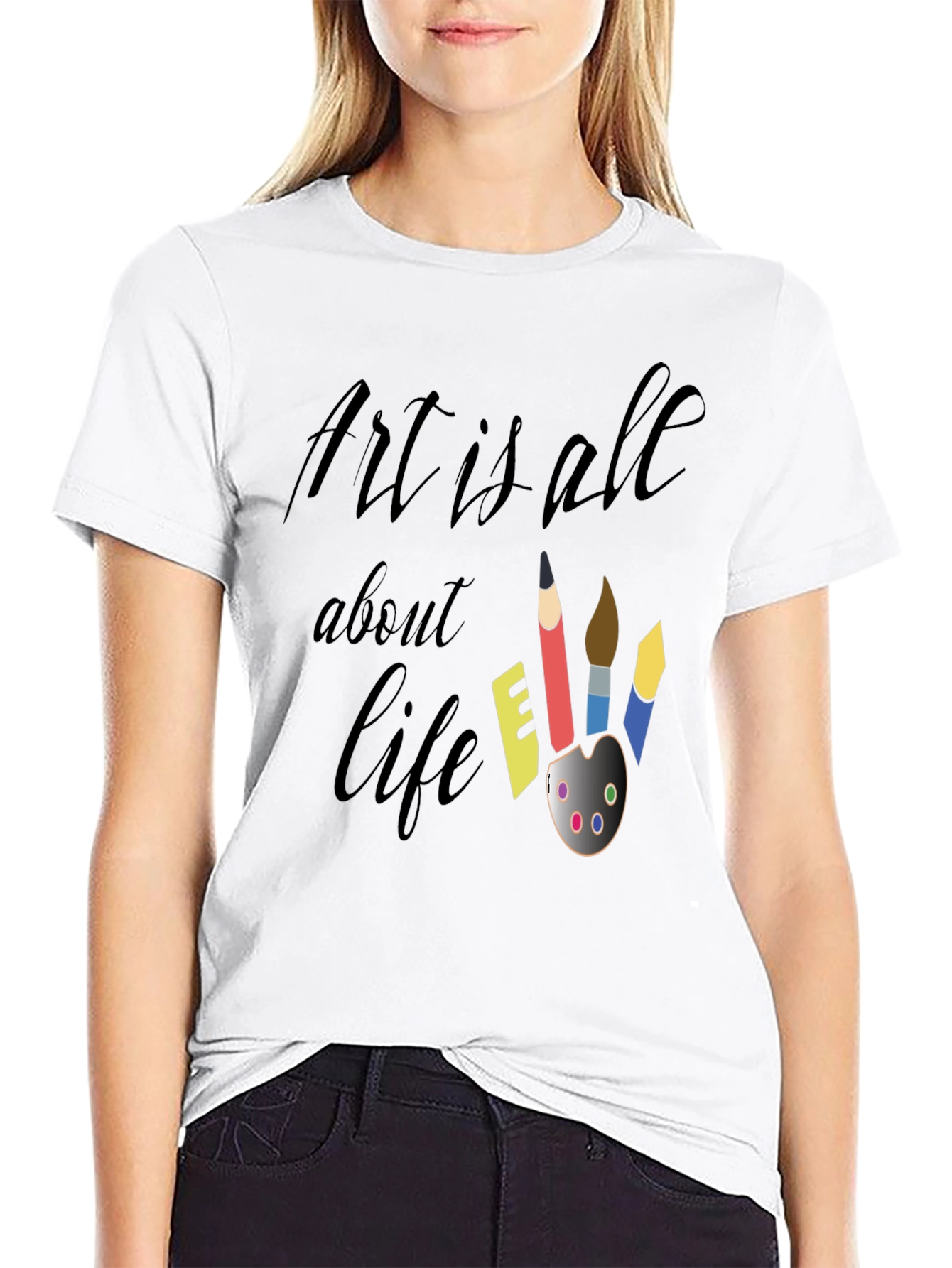 Art is Life Graphic T-Shirt - Artist Inspired Design