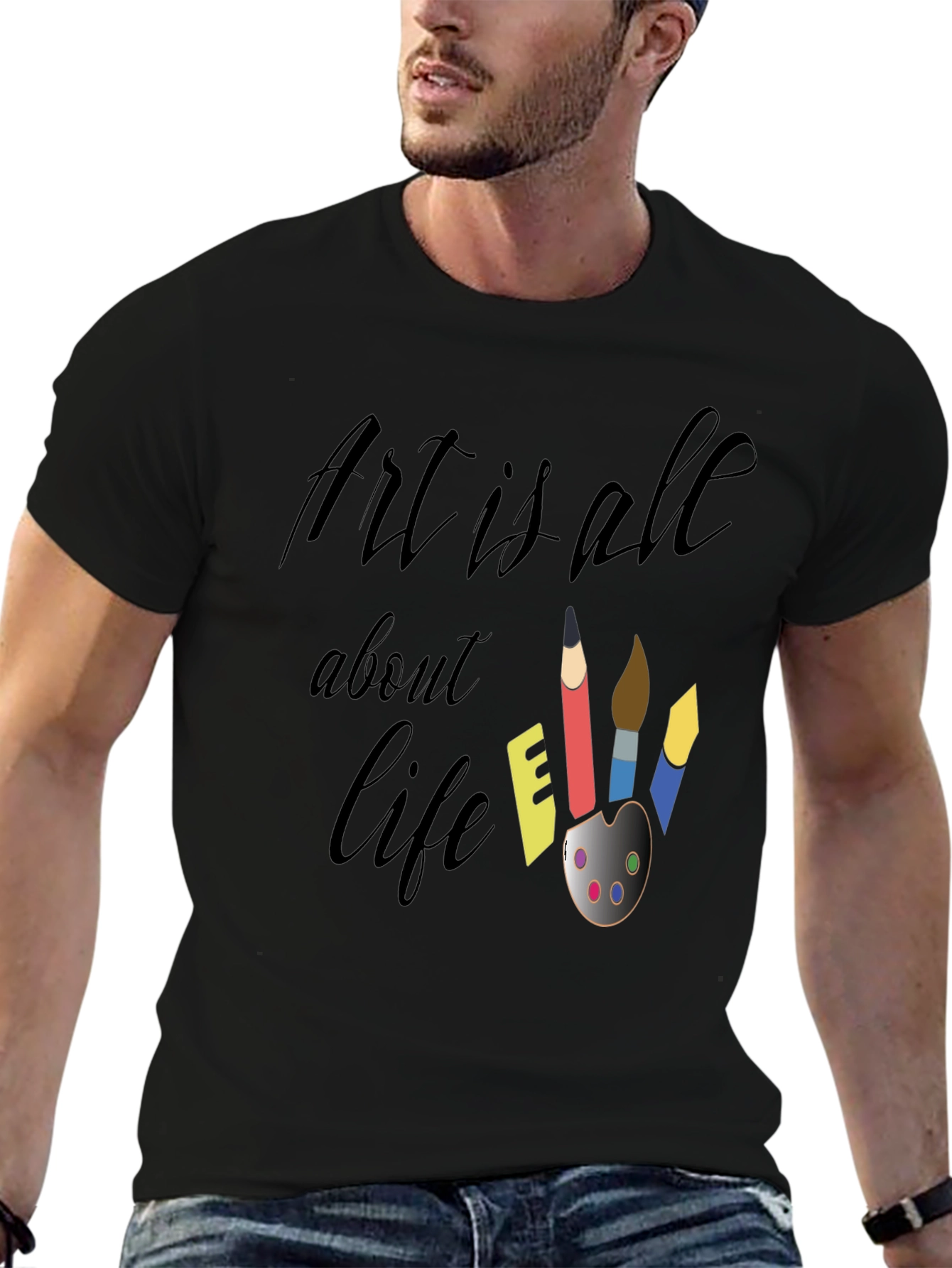 Art is Life Graphic T-Shirt - Artist Inspired Design