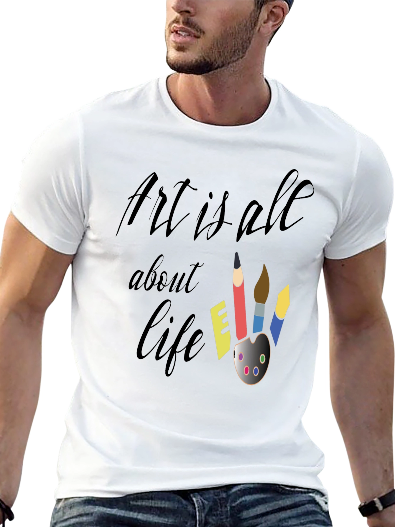 Art is Life Graphic T-Shirt - Artist Inspired Design