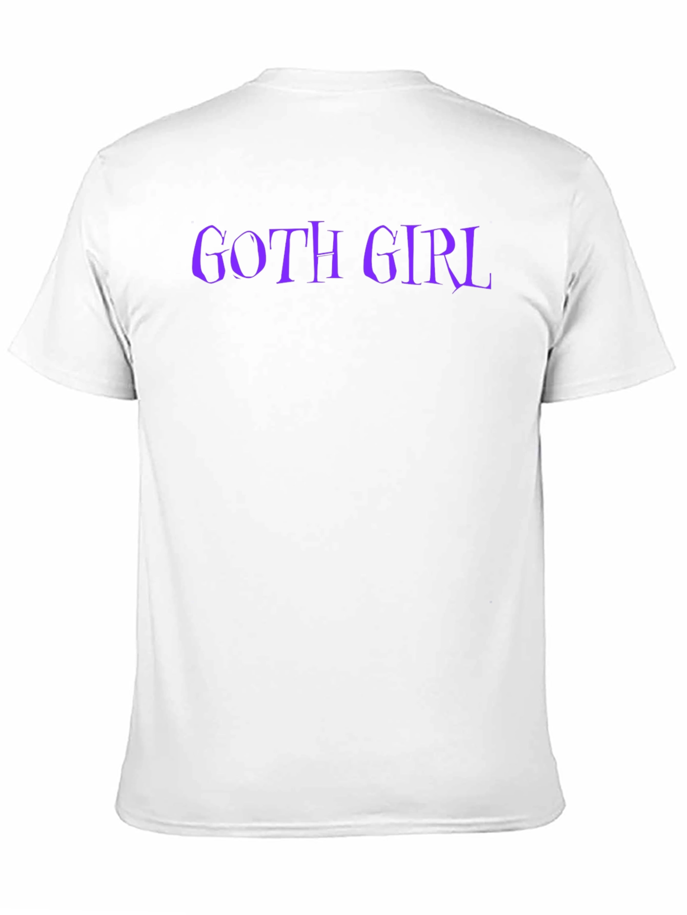 Goth Girl T-Shirt - Black Tee with Purple Text