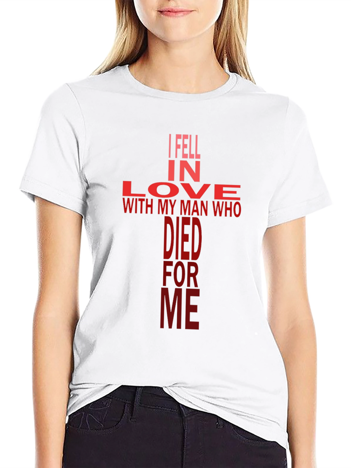 I Fell In Love With My Man Christian T-Shirt