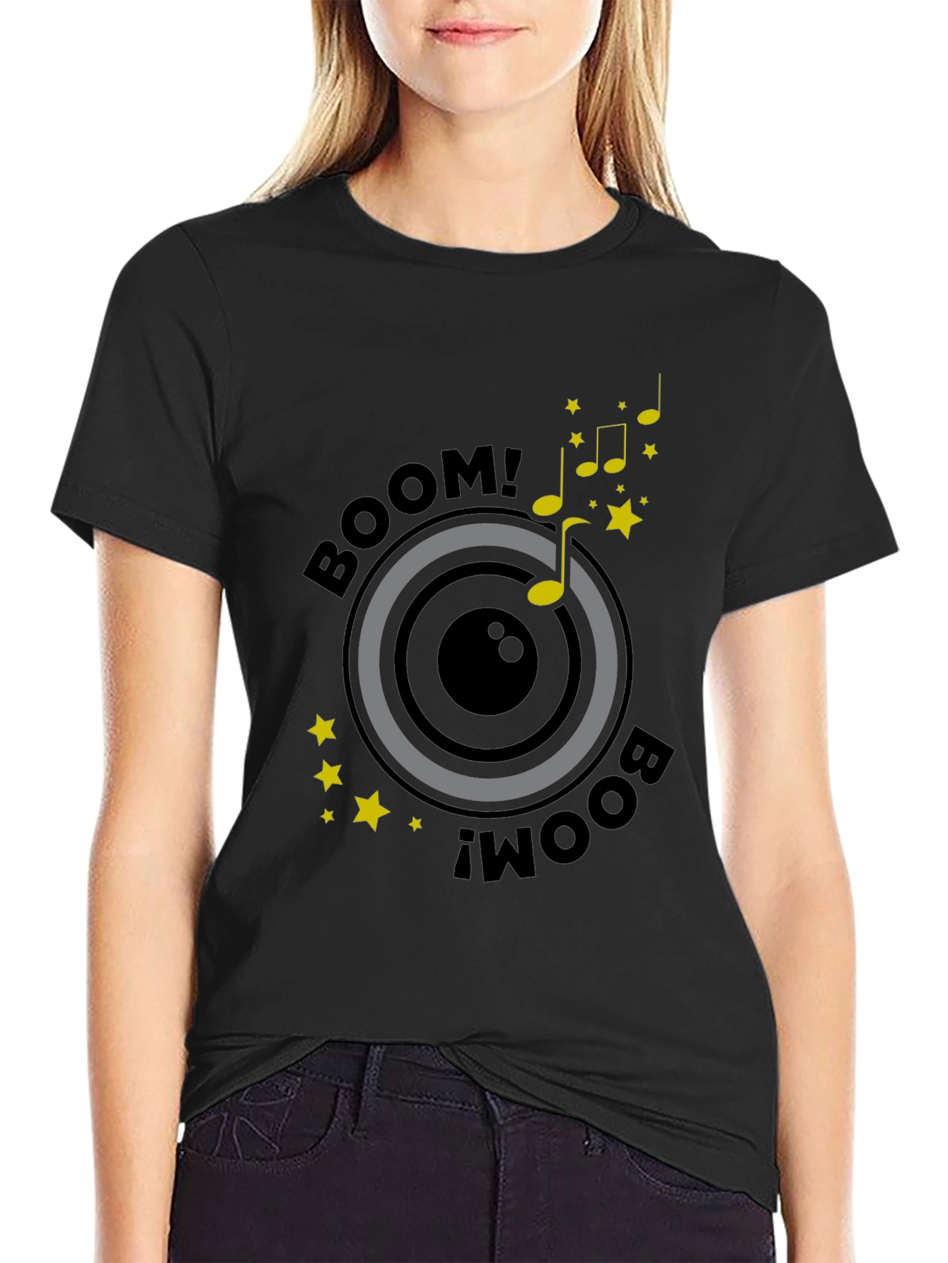 Boom Graphic Tee - Mens Black T-Shirt