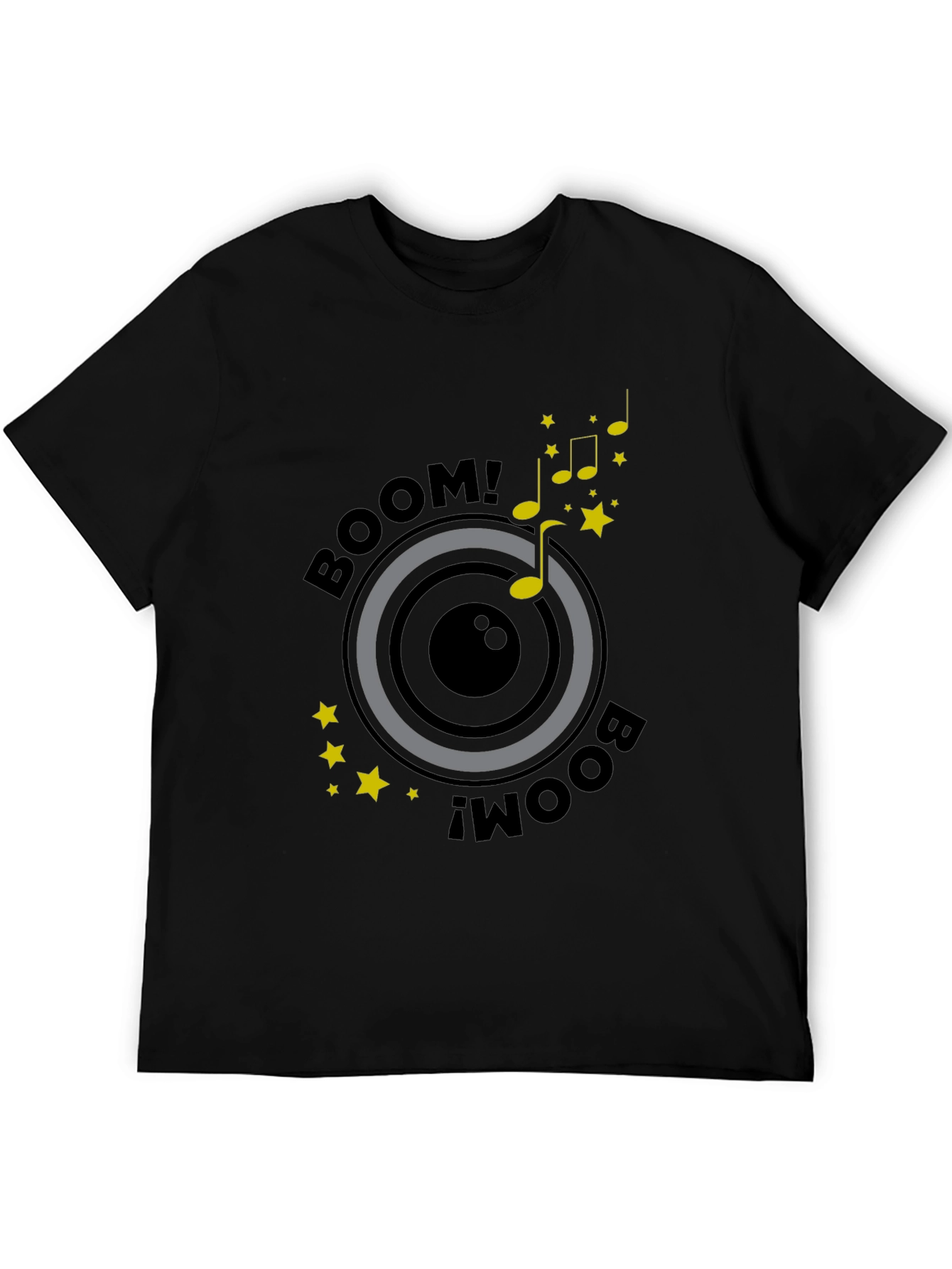 Boom Graphic Tee - Mens Black T-Shirt