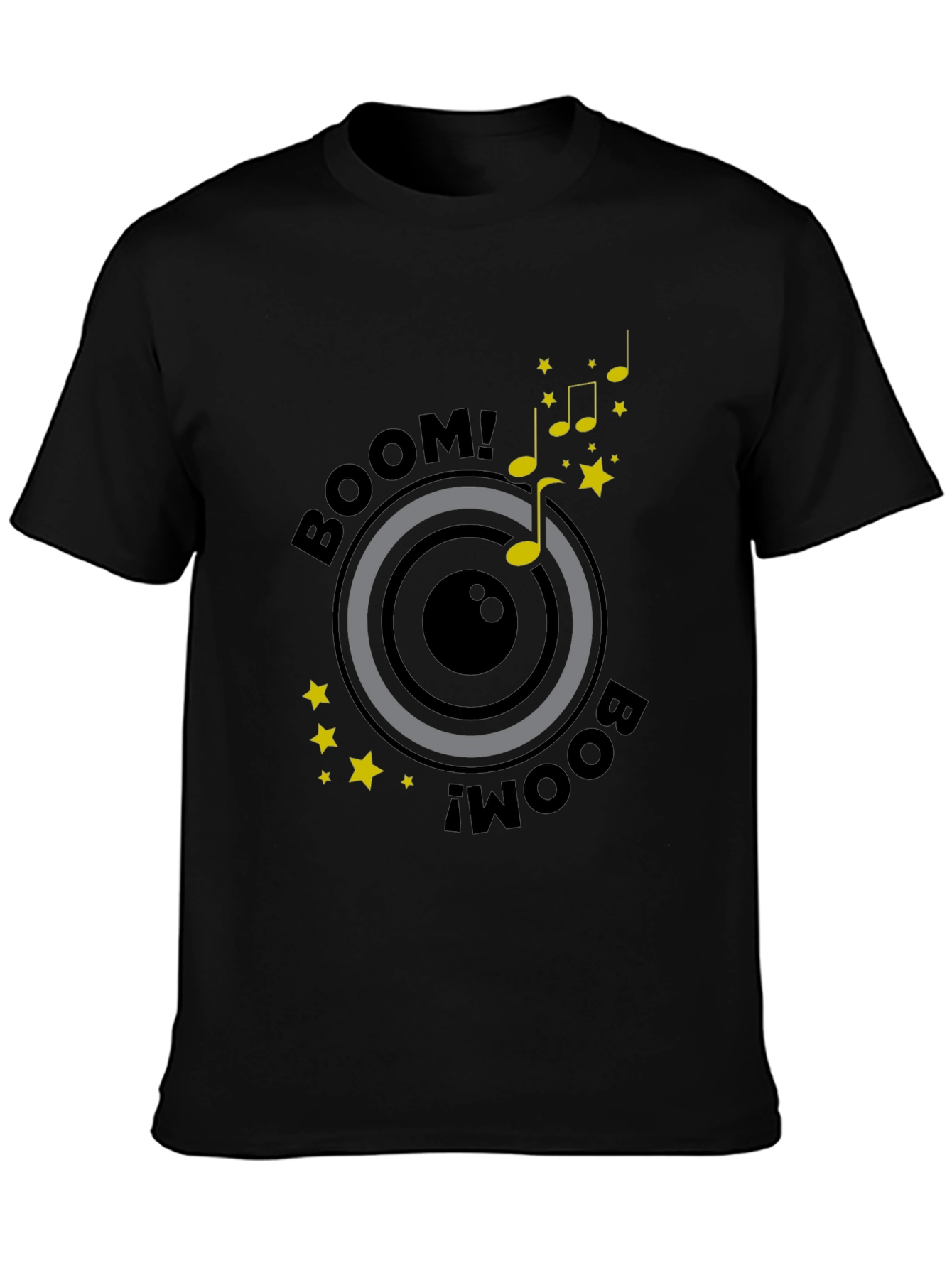 Boom Graphic Tee - Mens Black T-Shirt
