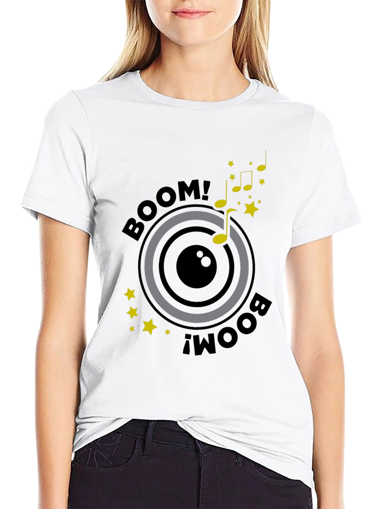 Boom Graphic Tee - Mens Black T-Shirt