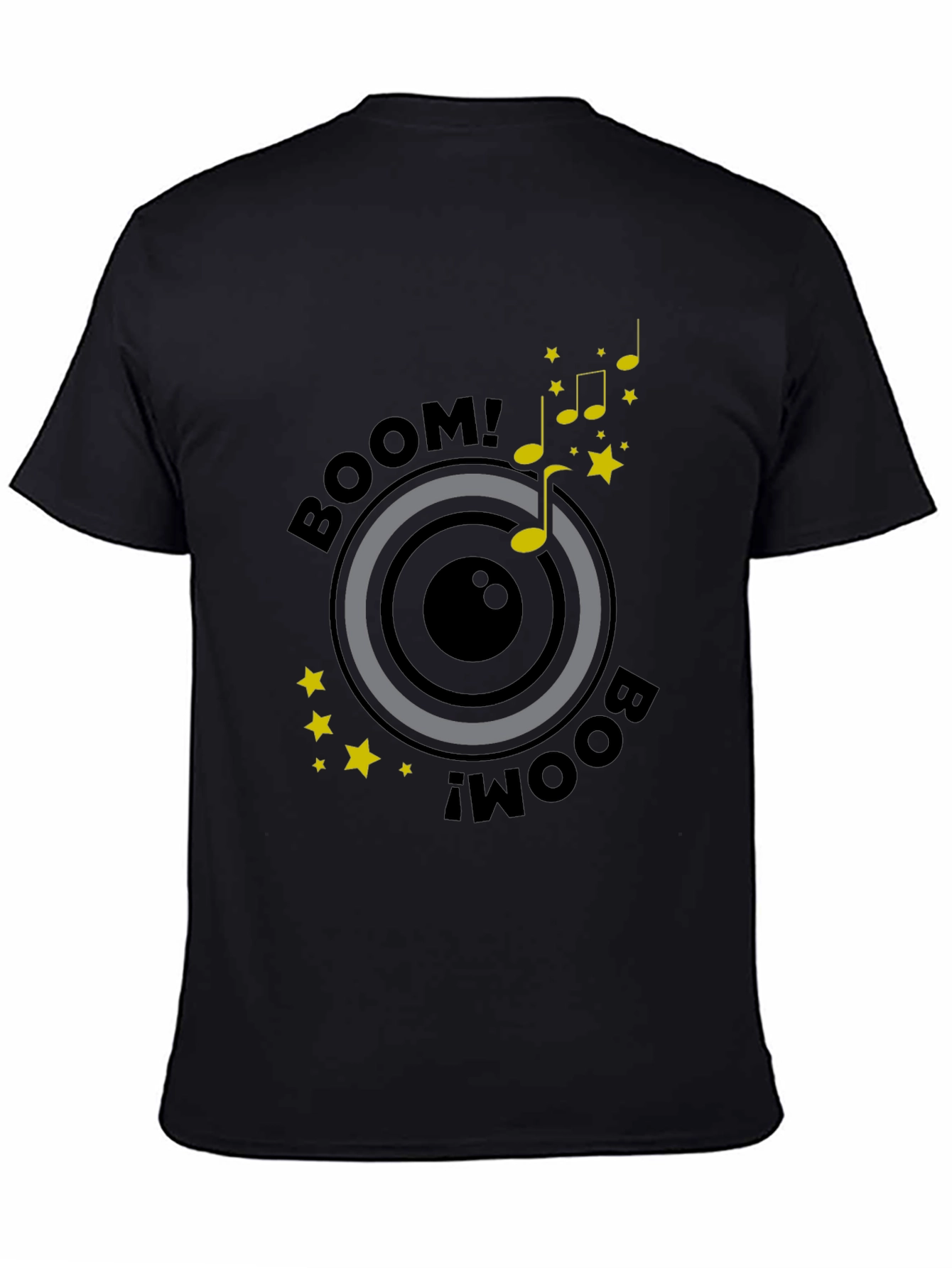 Boom Graphic Tee - Mens Black T-Shirt