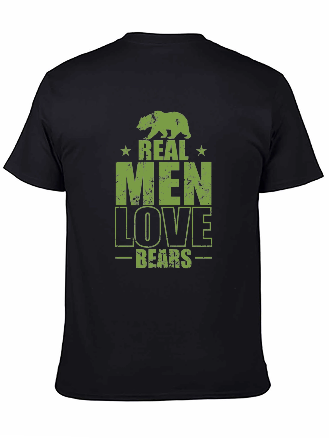 Real Men Love Bears Graphic T-Shirt