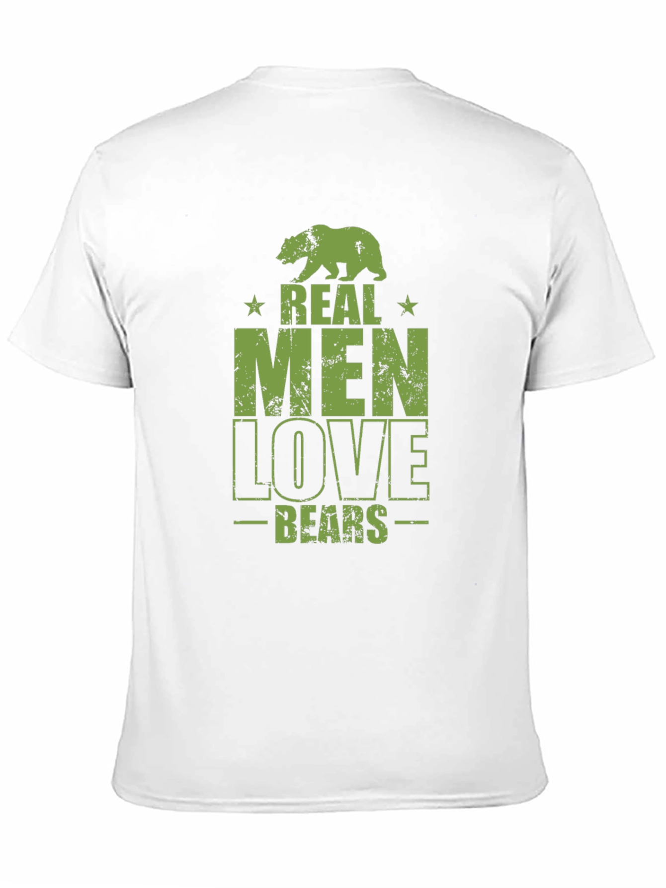 Real Men Love Bears Graphic T-Shirt
