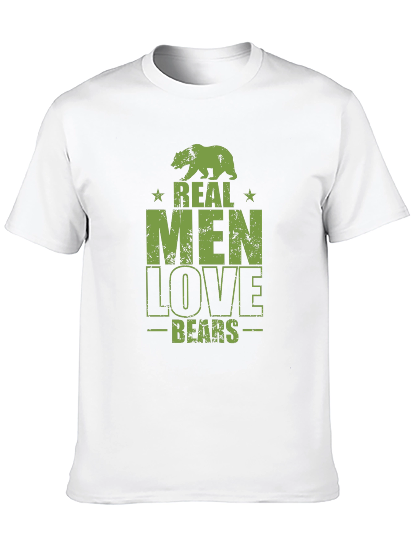 Real Men Love Bears Graphic T-Shirt