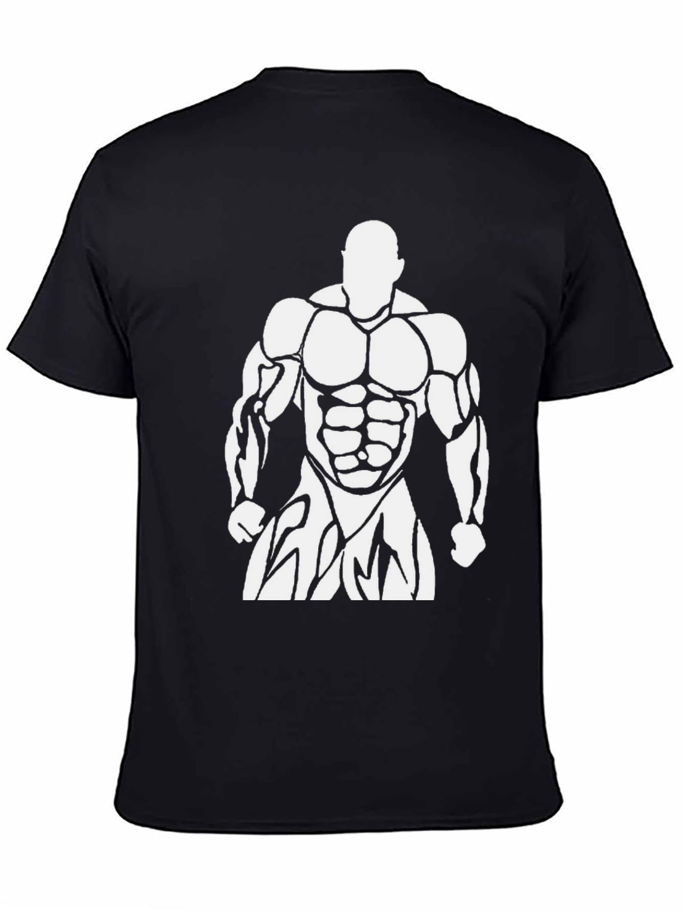 Bodybuilder Graphic Tee - Black Gym Shirt