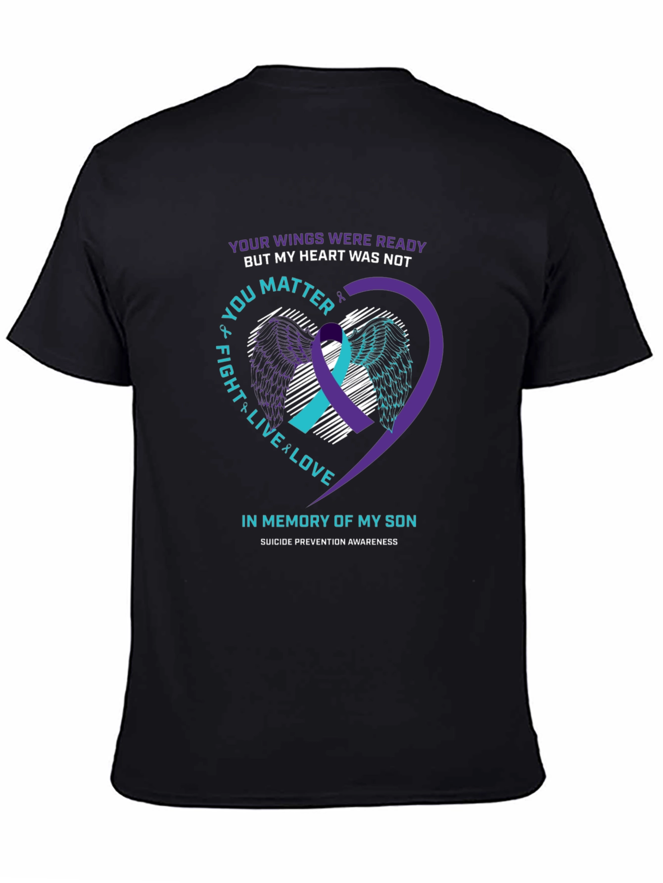 Suicide Prevention Awareness Son Memorial T-Shirt
