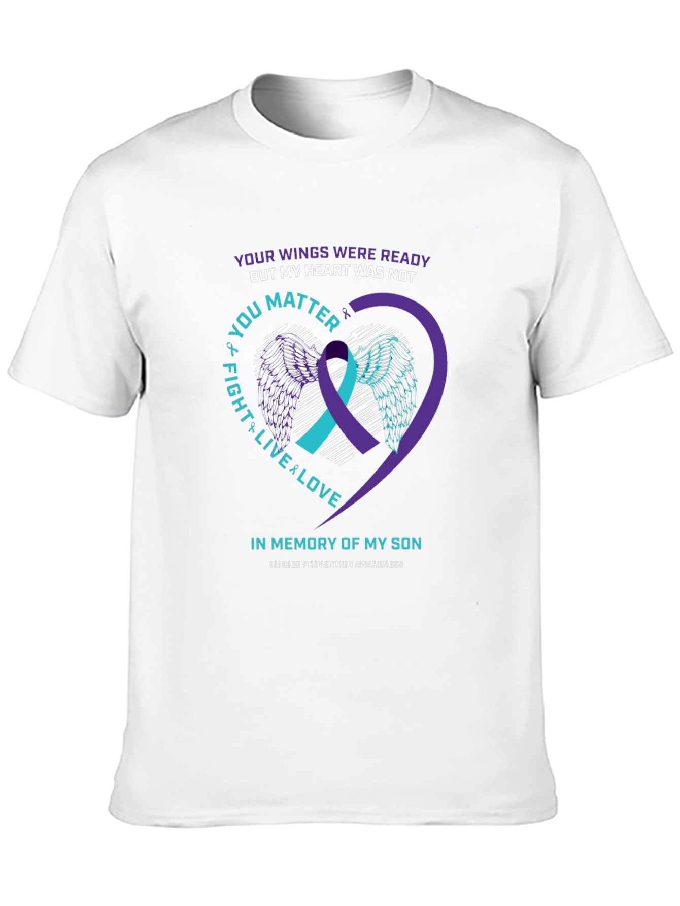 Suicide Prevention Awareness Son Memorial T-Shirt