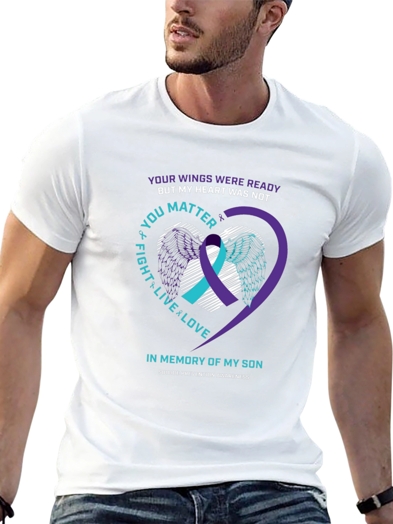 Suicide Prevention Awareness Son Memorial T-Shirt
