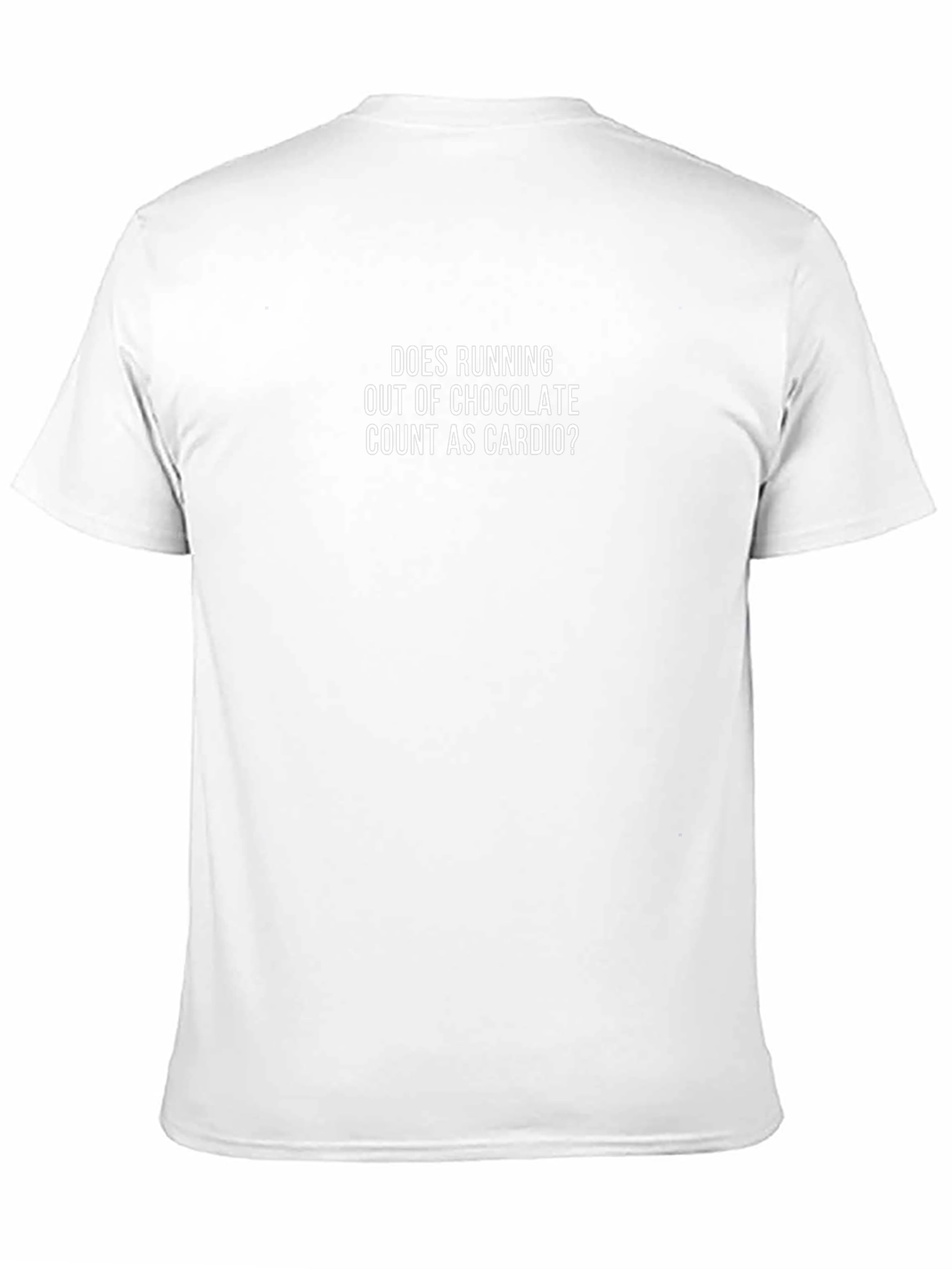 Chocolate Cardio Graphic Tee - Funny Workout Shirt