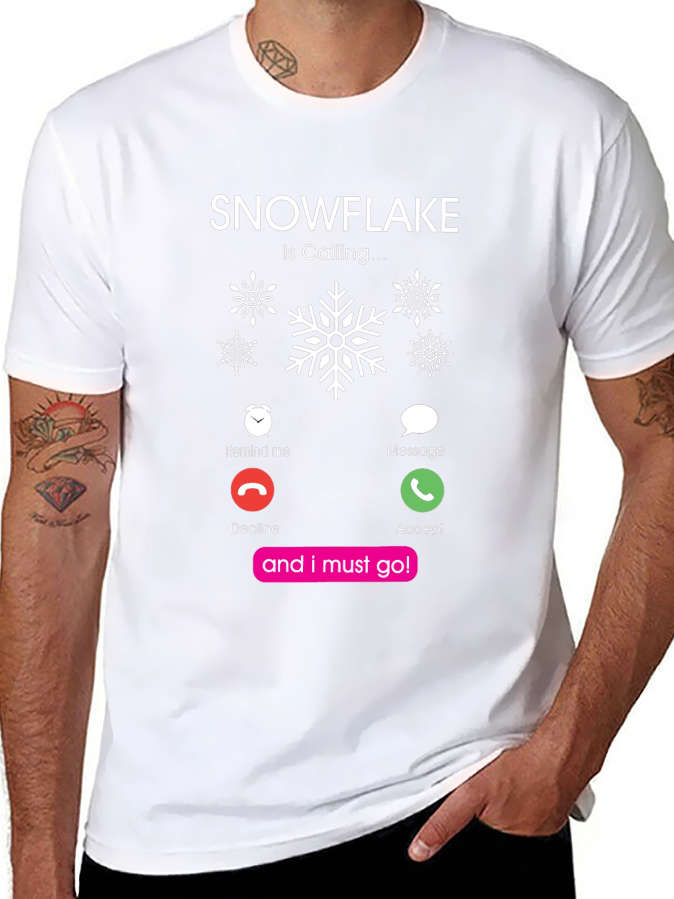 Snowflake Is Calling Black T-Shirt