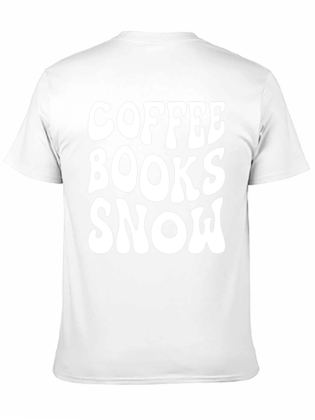 Coffee Books Snow T-Shirt