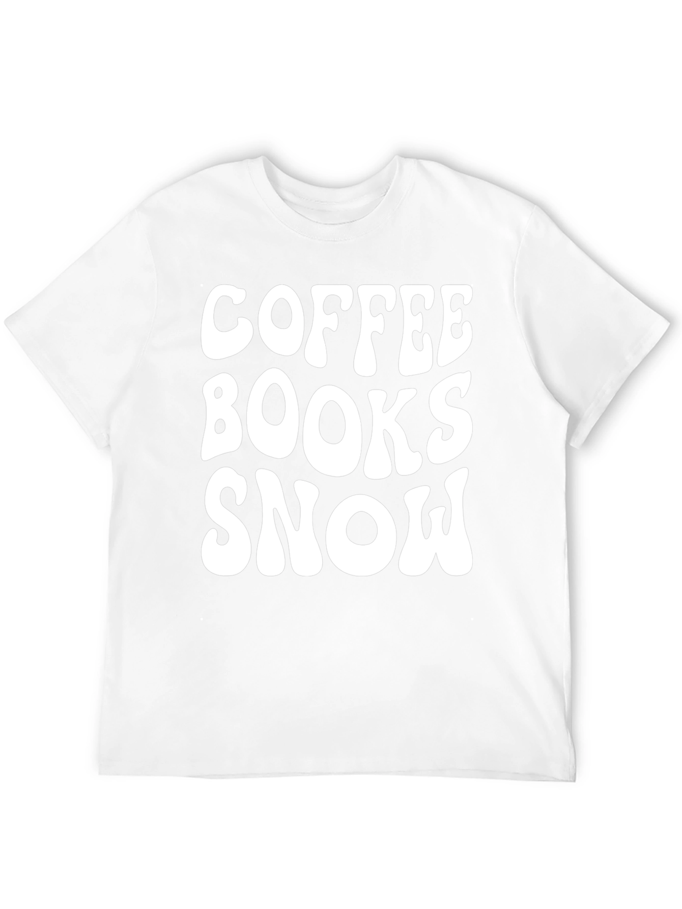 Coffee Books Snow T-Shirt
