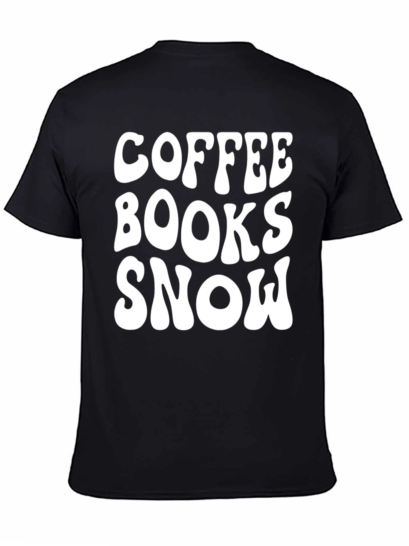 Coffee Books Snow T-Shirt