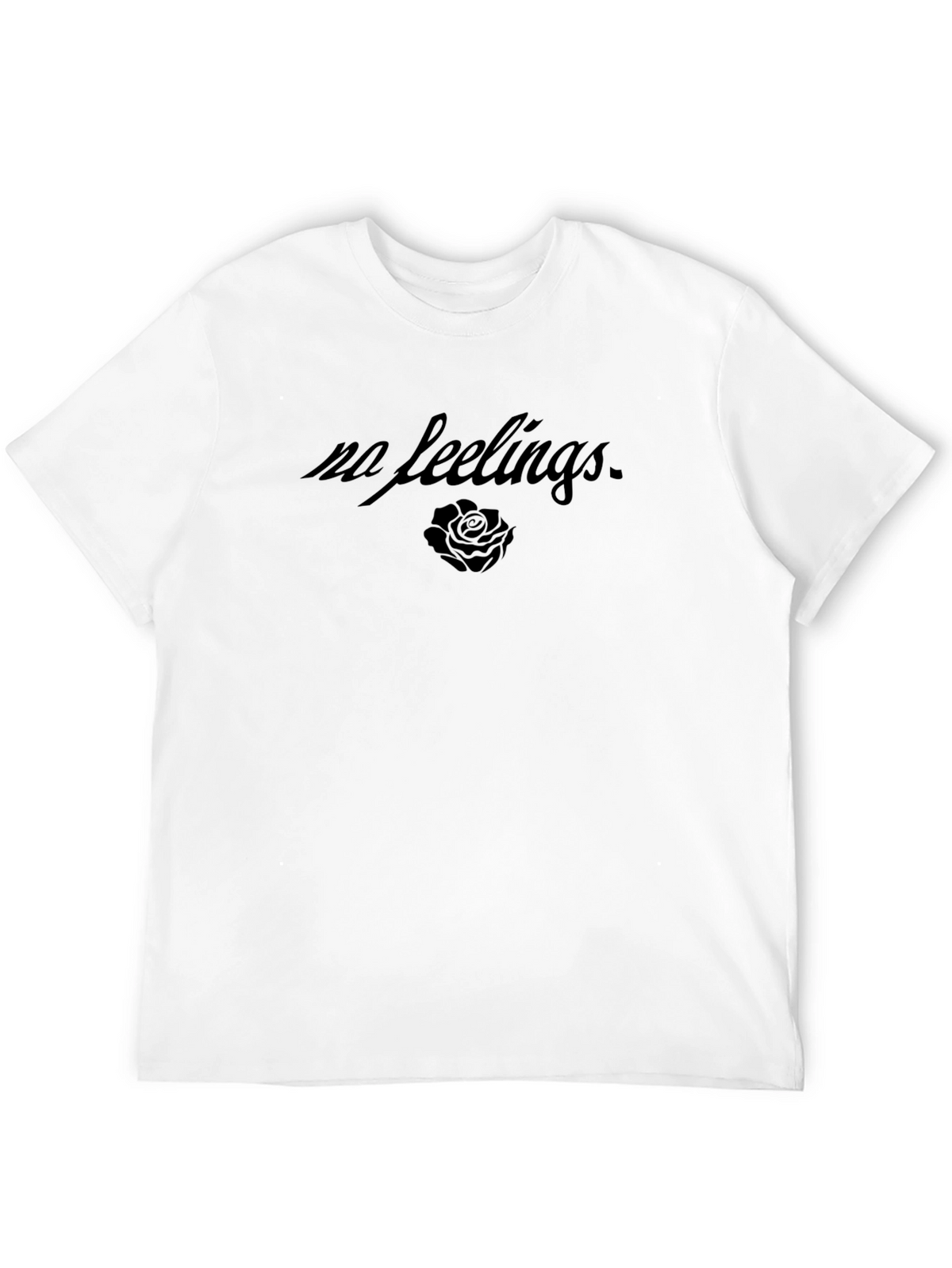 No Feelings Rose Graphic T-Shirt