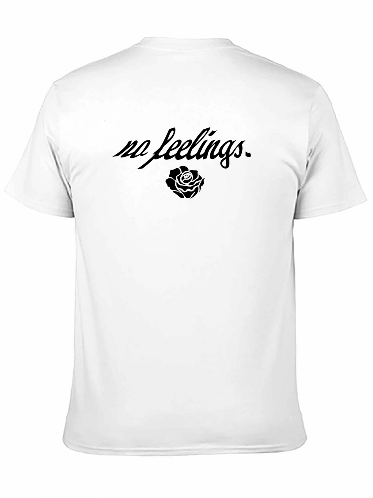No Feelings Rose Graphic T-Shirt