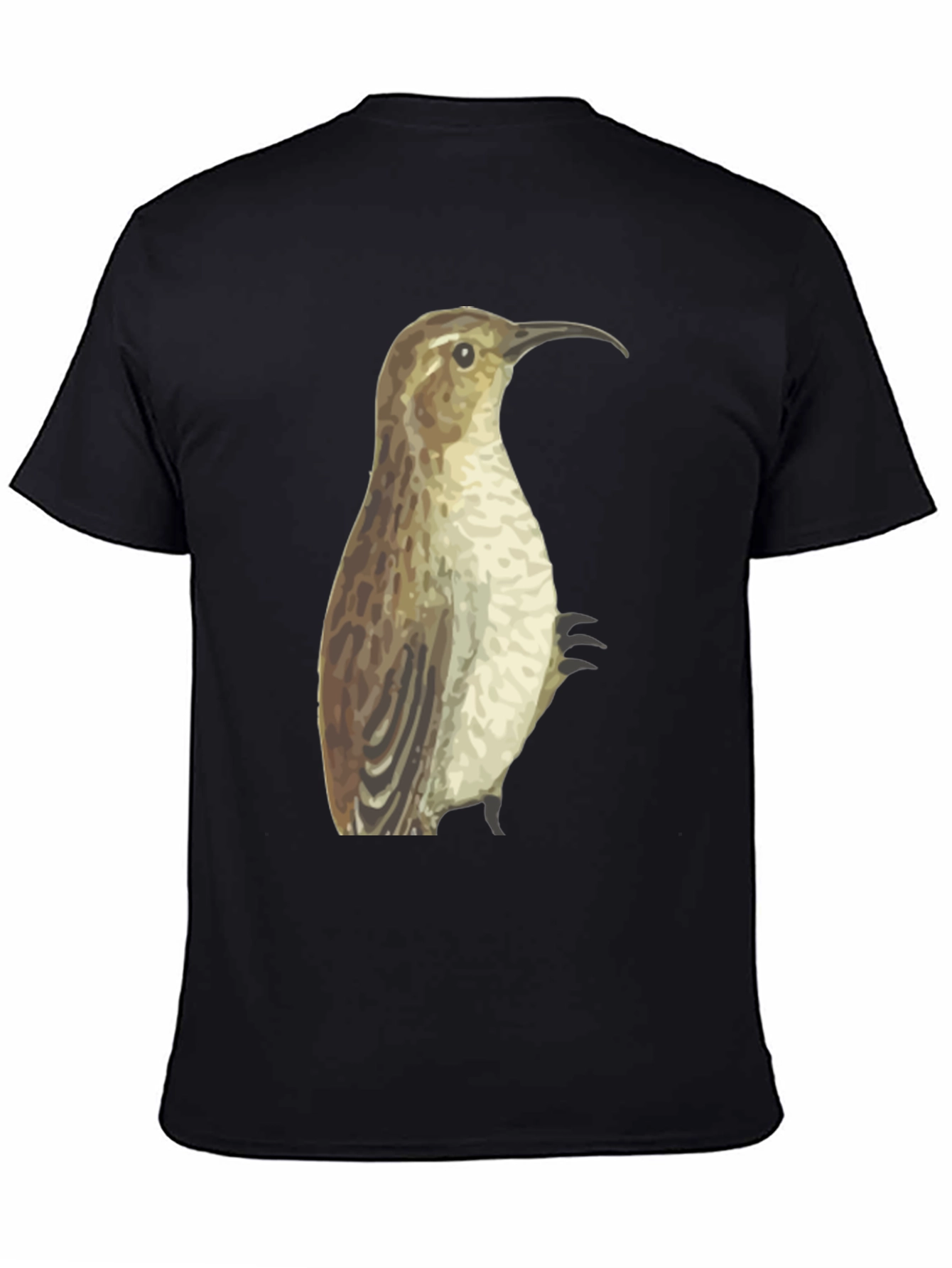 Bird Graphic Black T-Shirt